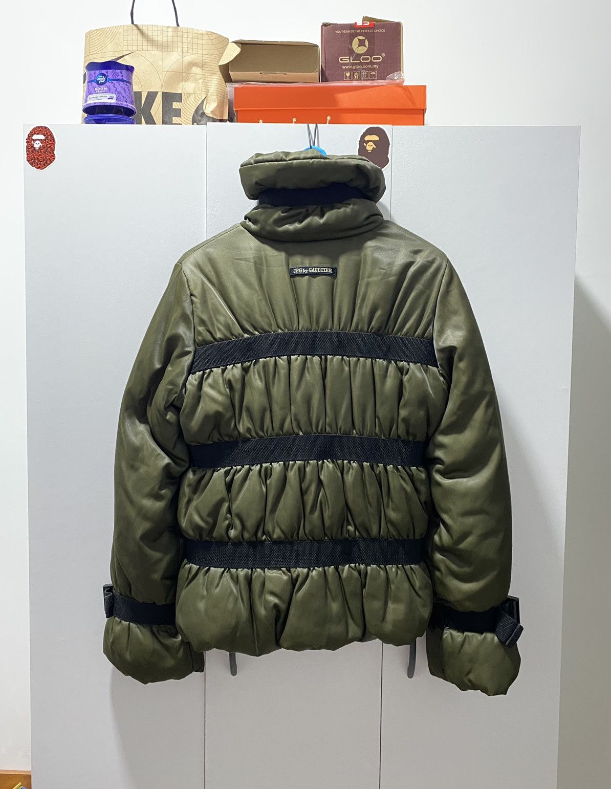 Jean Paul Gaultier Runway AW03 JPG Bondage Strap PufferJacket Size M / US 6-8 / IT 42-44 - 7 Thumbnail