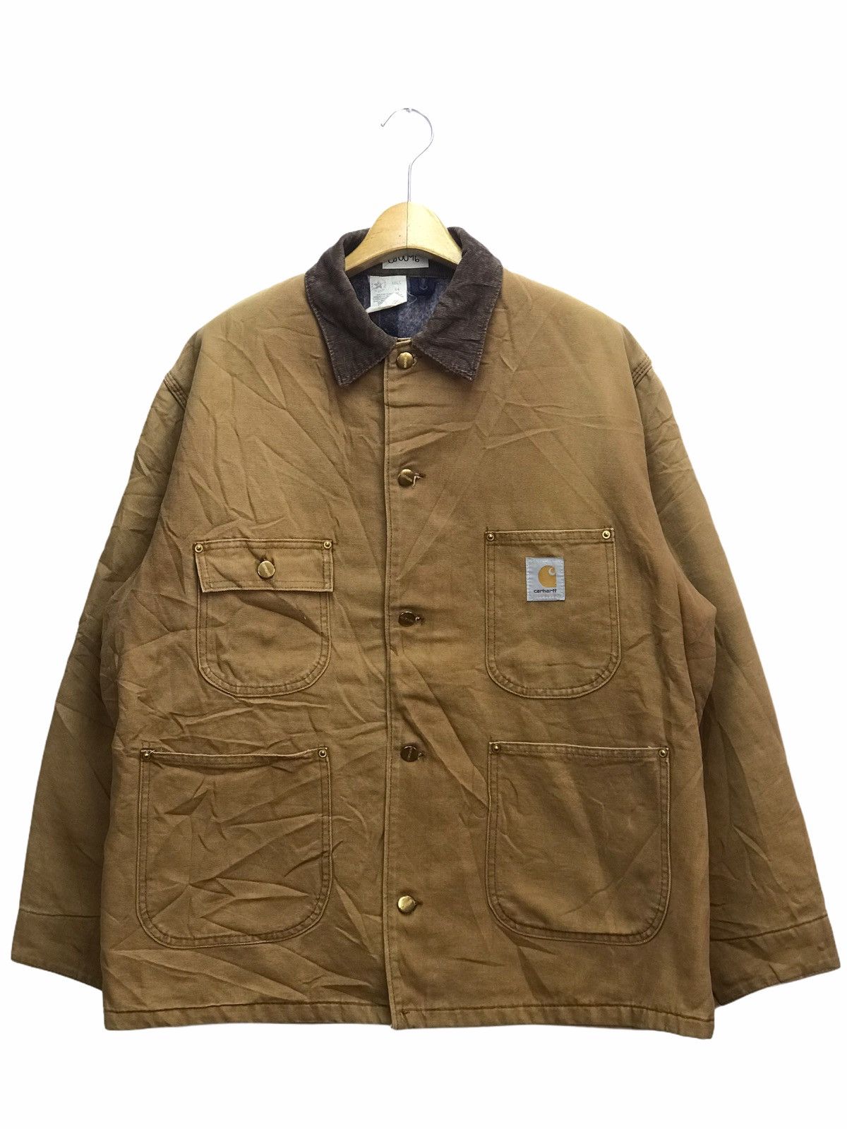Carhartt Vintage Carhartt Jacket USA Made Blanket Lined Chore Coat Size US L / EU 52-54 / 3 - 1 Thumbnail