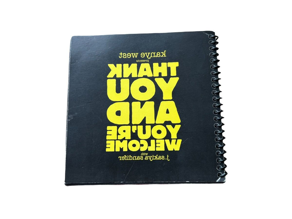Kanye West Kanye West Thank You And You’re Welcome Book Glow Dark Tour Size ONE SIZE - 4 Thumbnail
