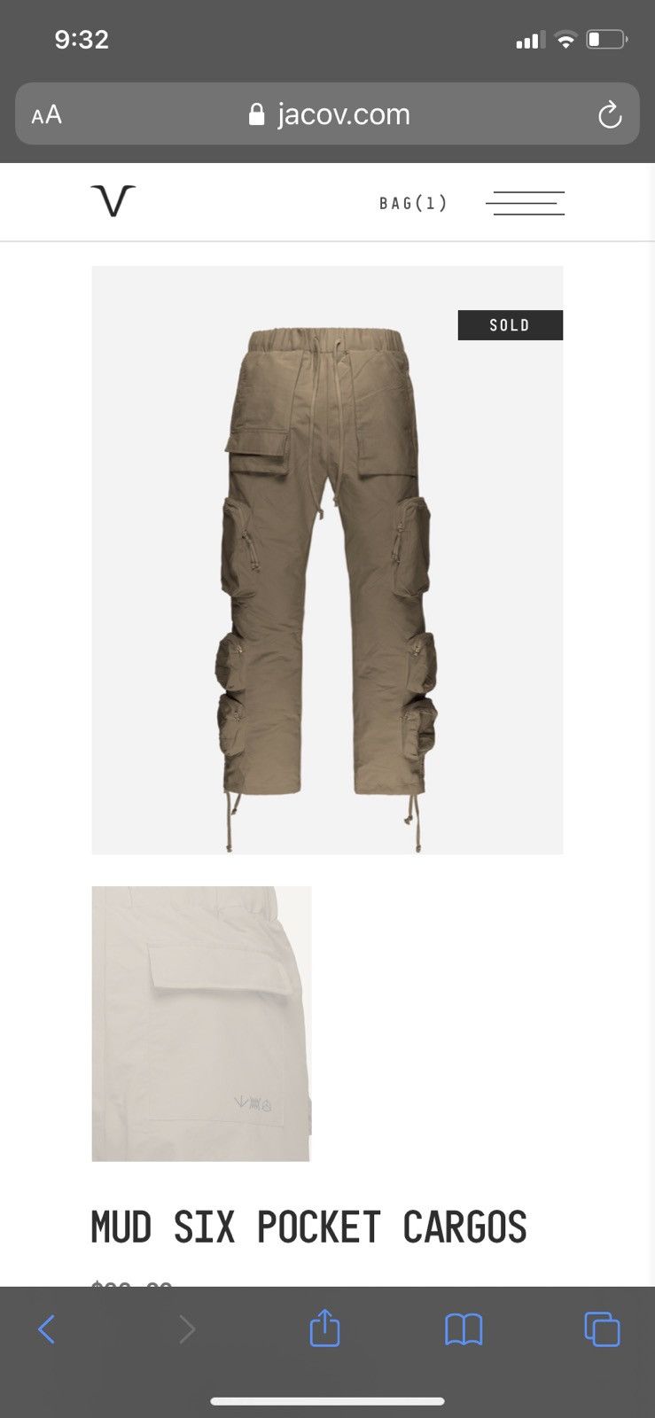 Who Is Jacov mud 6 pocket cargos in medium