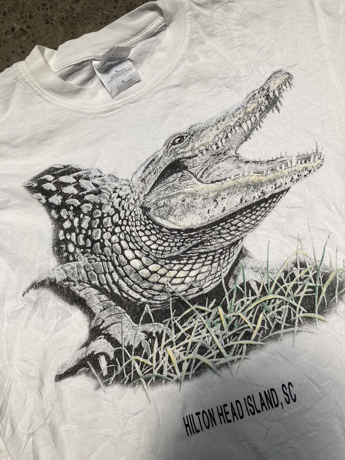 Vintage Vintage cocodrilo t shirt Size US M / EU 48-50 / 2 - 2 Thumbnail