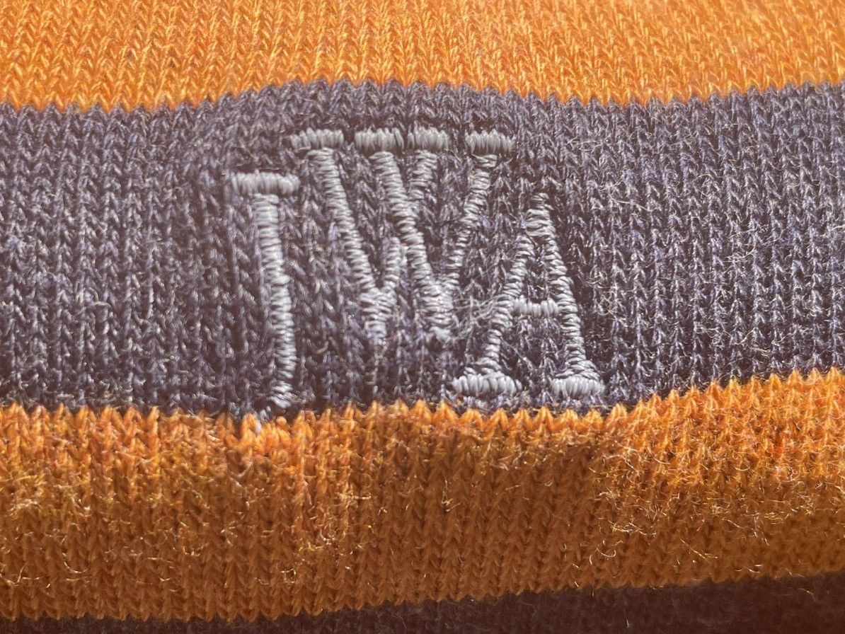 JW Anderson × Uniqlo Blue Lined Color Block Socks Dress Crew Logo Line Red Orange Size ONE SIZE - 7 Thumbnail