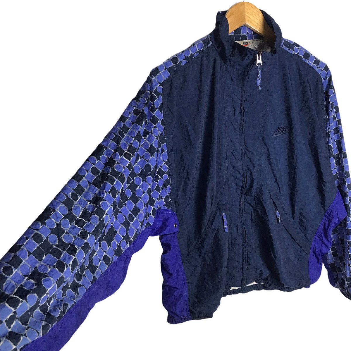 Nike × Vintage 🔥RARE🔥 Vintage 90s Nike Mini Logo Windbreaker Size US M / EU 48-50 / 2 - 3 Thumbnail