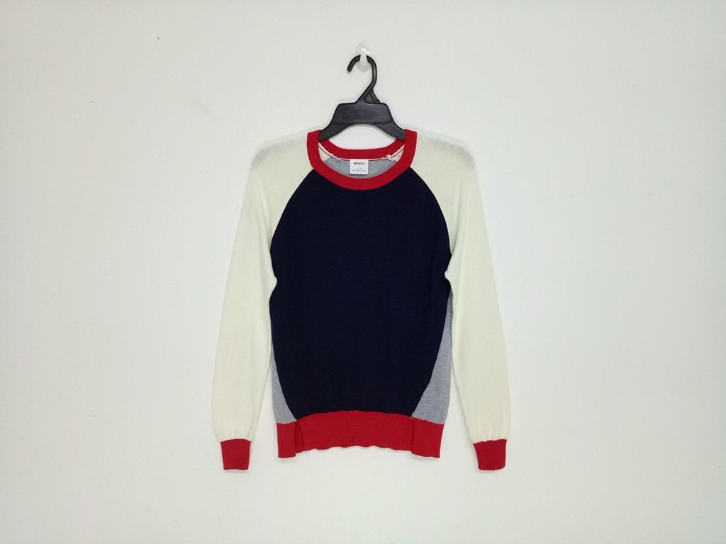 Japanese Brand 🔥UNWINDER x UNITED ARROWS Sweater Colorblock Rare Size US S / EU 44-46 / 1 - 3 Thumbnail