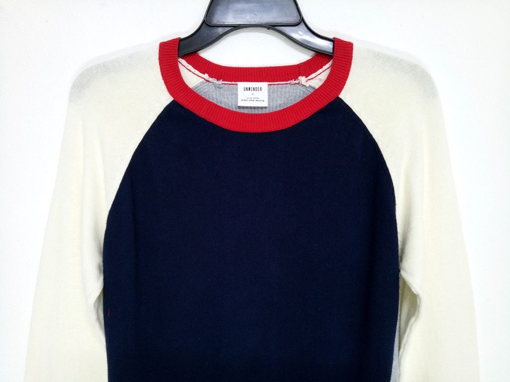 Japanese Brand 🔥UNWINDER x UNITED ARROWS Sweater Colorblock Rare Size US S / EU 44-46 / 1 - 4 Thumbnail