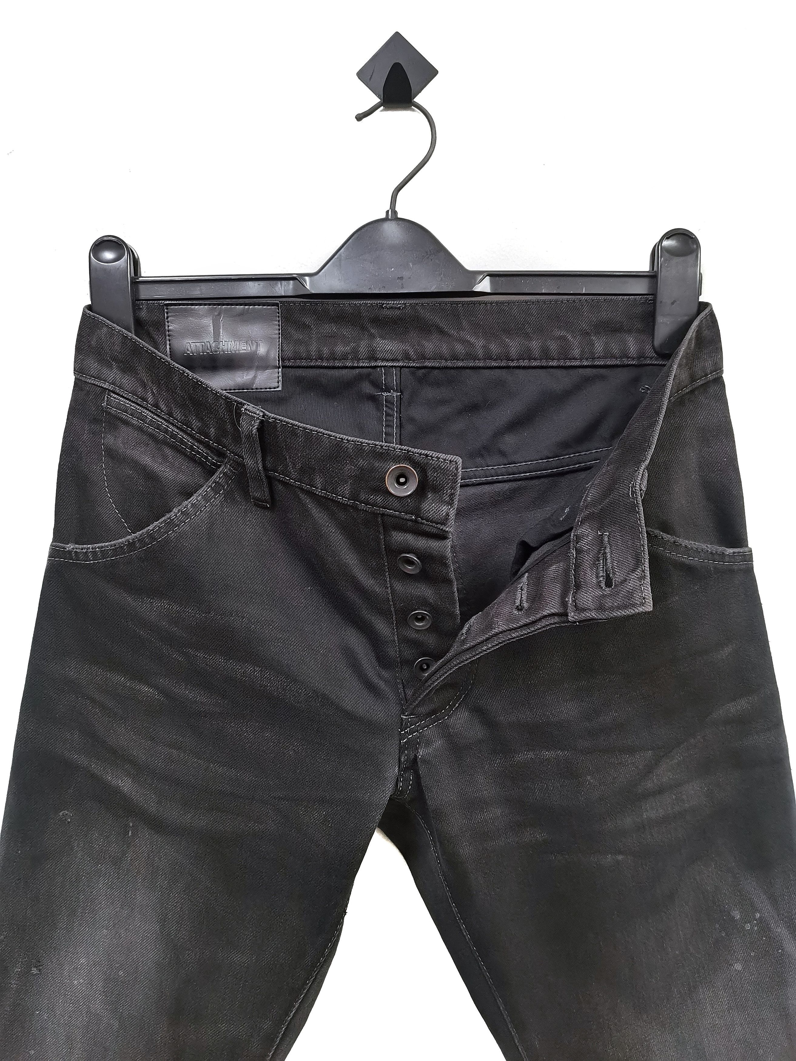 Attachment 🔥ATTACHMENT Asymmetric🔥Curve Cut Distressed Design Jeans Size US 30 / EU 46 - 12 Thumbnail