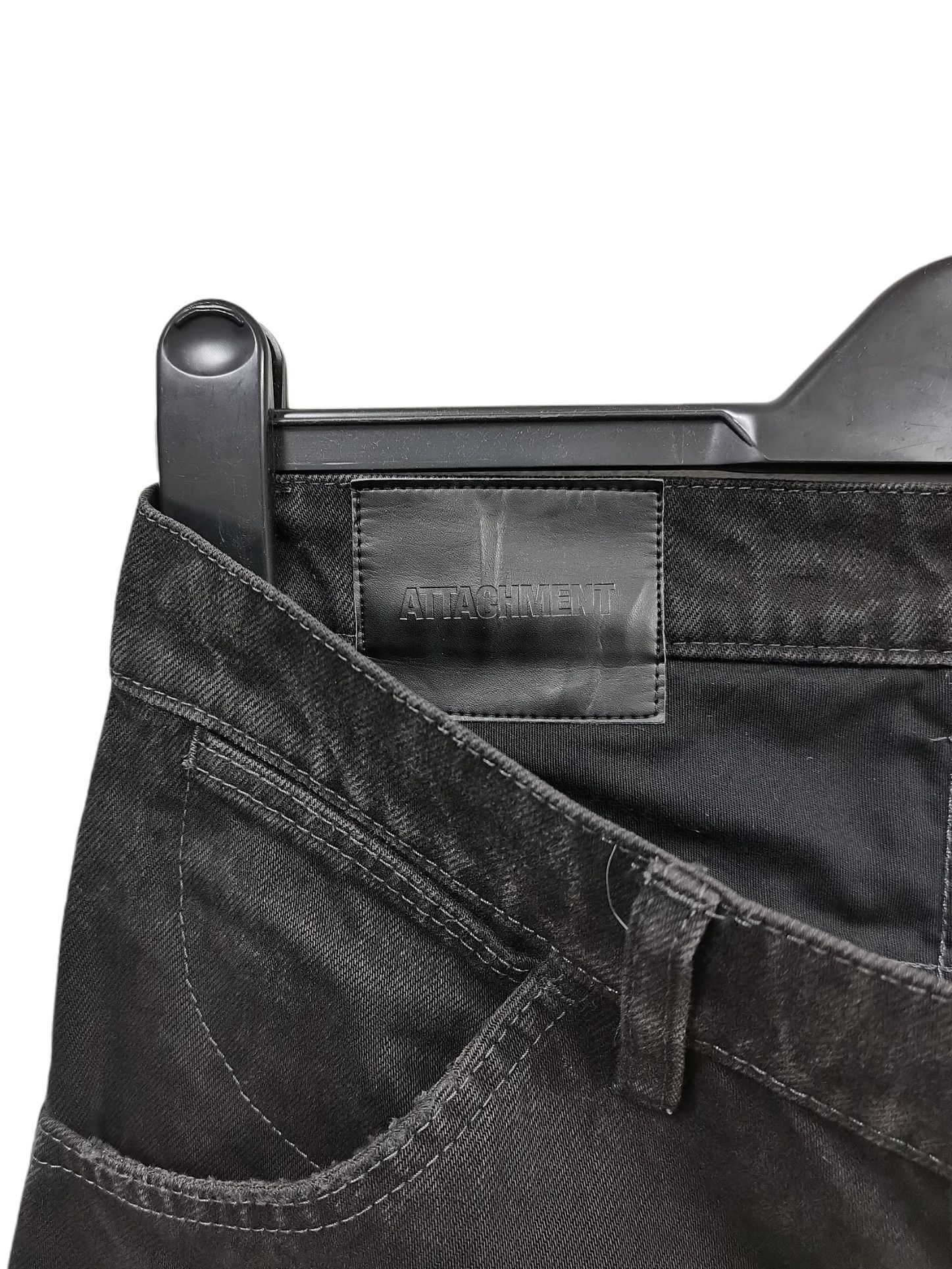Attachment 🔥ATTACHMENT Asymmetric🔥Curve Cut Distressed Design Jeans Size US 30 / EU 46 - 21 Thumbnail
