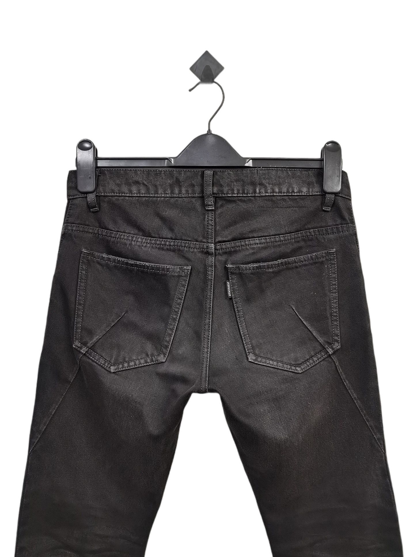 Attachment 🔥ATTACHMENT Asymmetric🔥Curve Cut Distressed Design Jeans Size US 30 / EU 46 - 5 Thumbnail