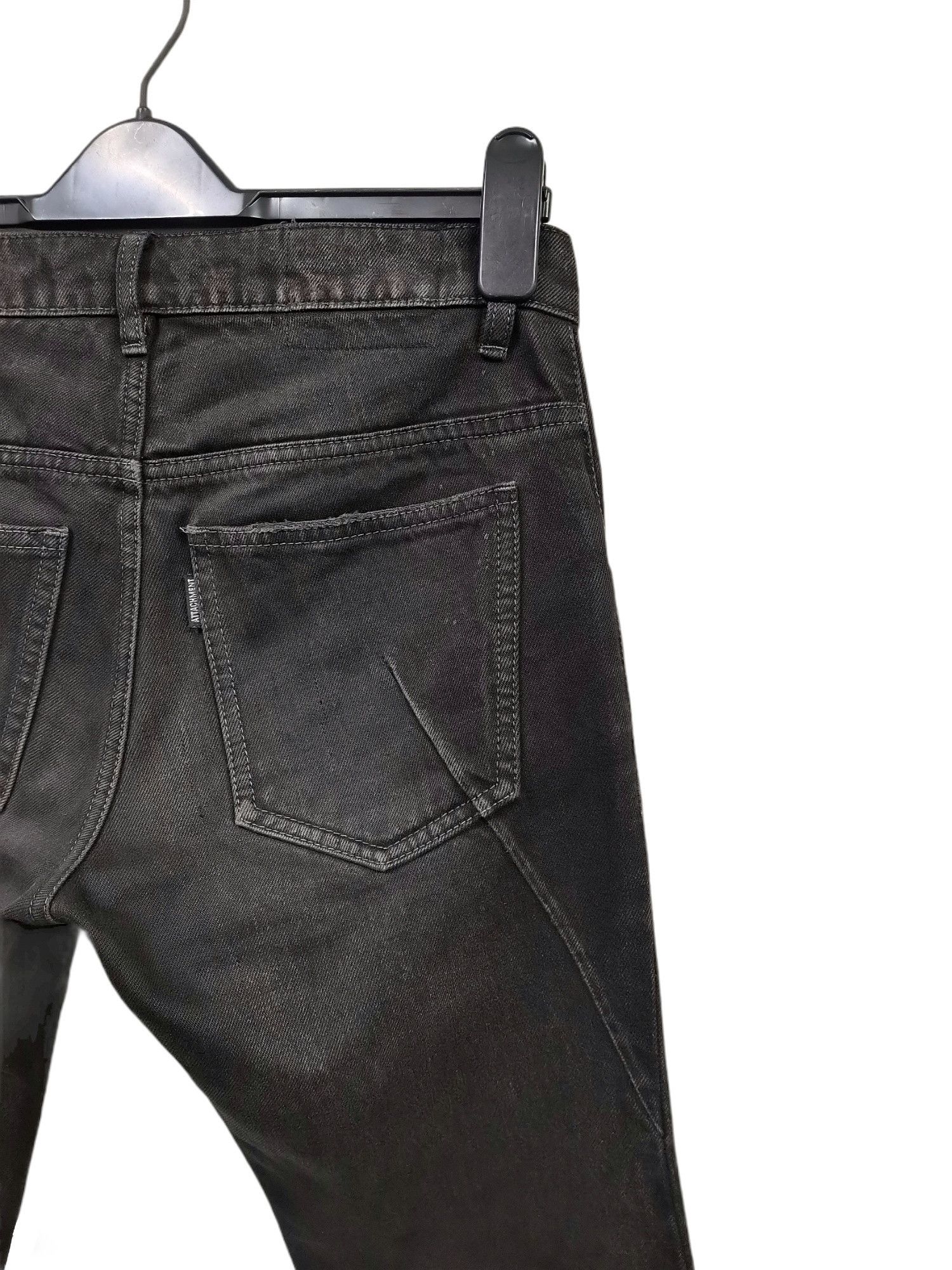 Attachment 🔥ATTACHMENT Asymmetric🔥Curve Cut Distressed Design Jeans Size US 30 / EU 46 - 7 Thumbnail