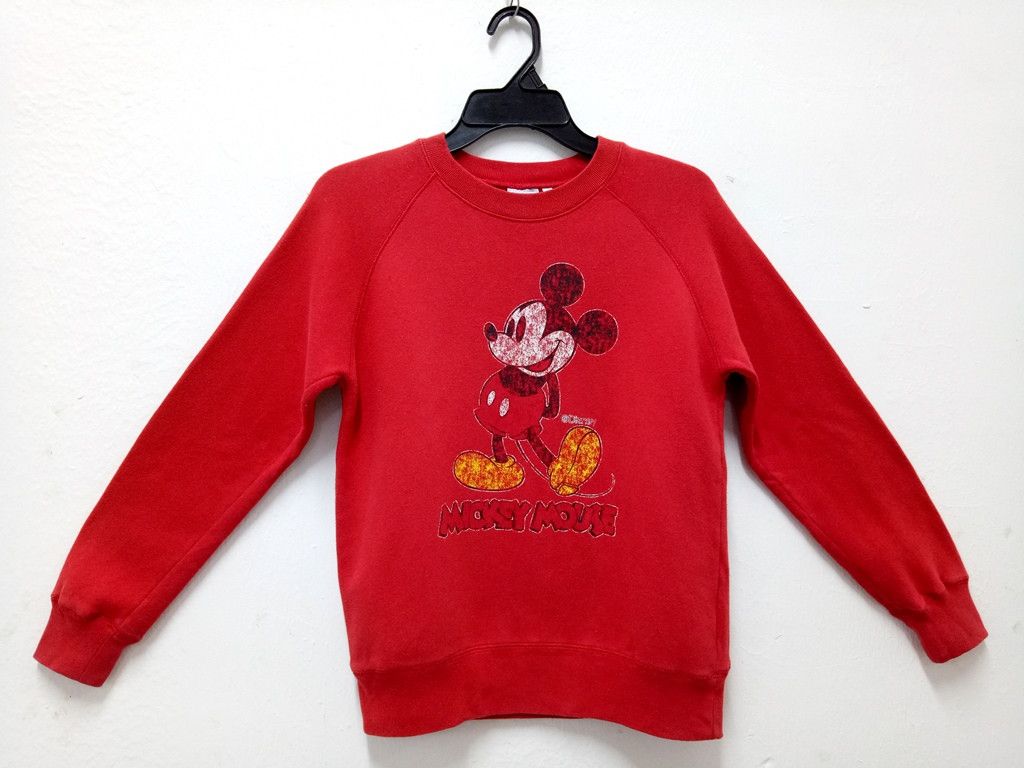 Cartoon Network 🔥🔥🔥Mickey Mouse Sweatshirt Rare Design Size US S / EU 44-46 / 1 - 1 Thumbnail