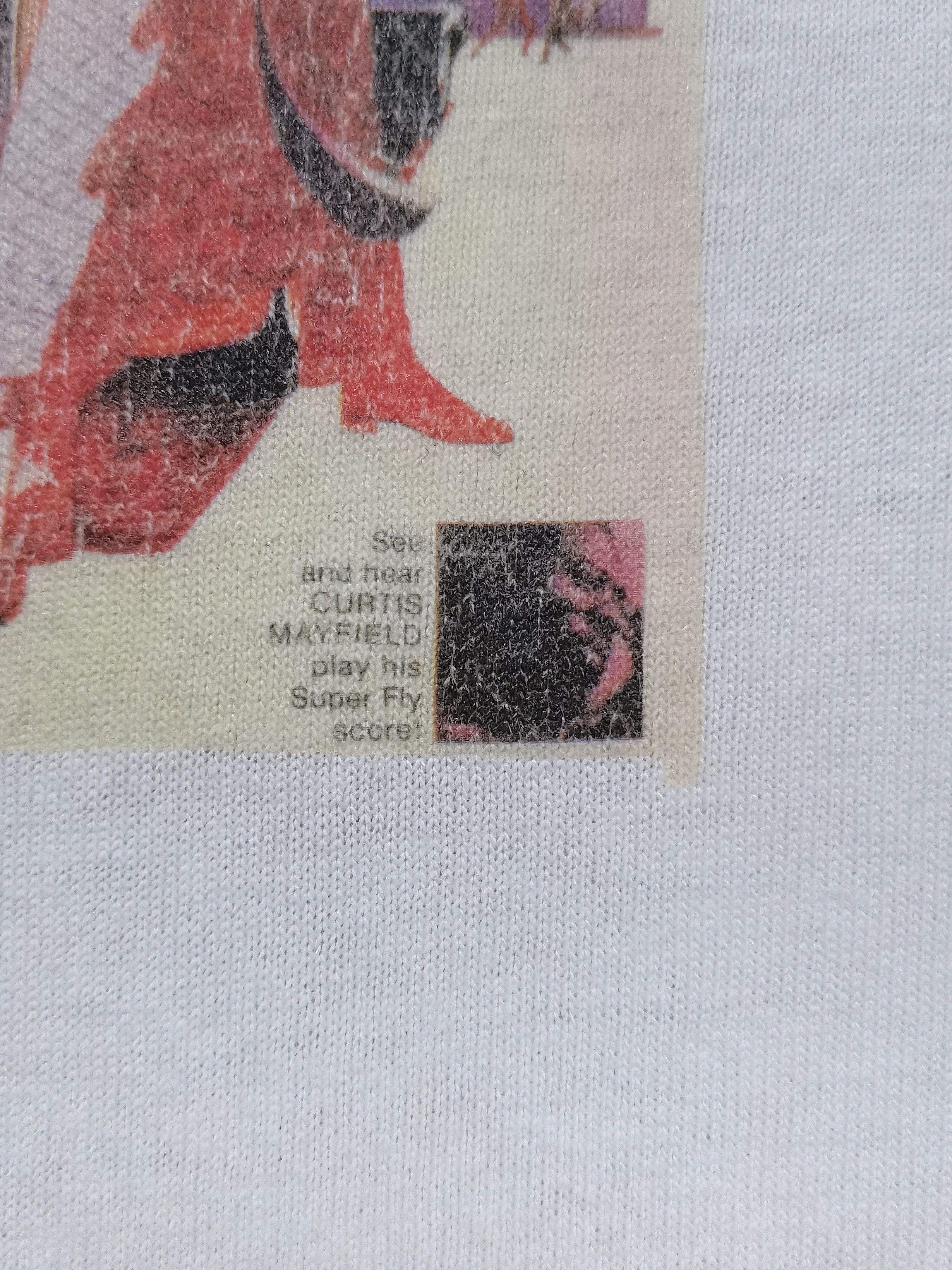 Band Tees Curtis Mayfield SuperFly Band 5050 PolyCotton Ringer T-shirt Size US XS / EU 42 / 0 - 13 Thumbnail