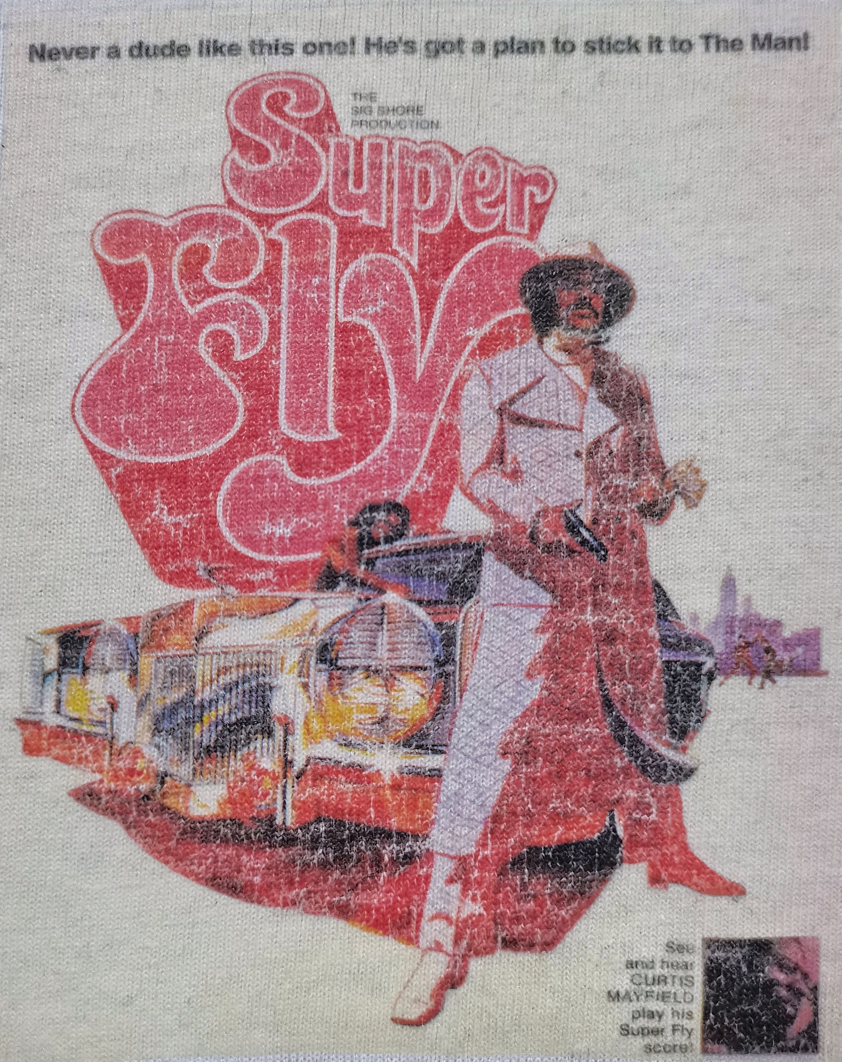 Band Tees Curtis Mayfield SuperFly Band 5050 PolyCotton Ringer T-shirt Size US XS / EU 42 / 0 - 11 Thumbnail