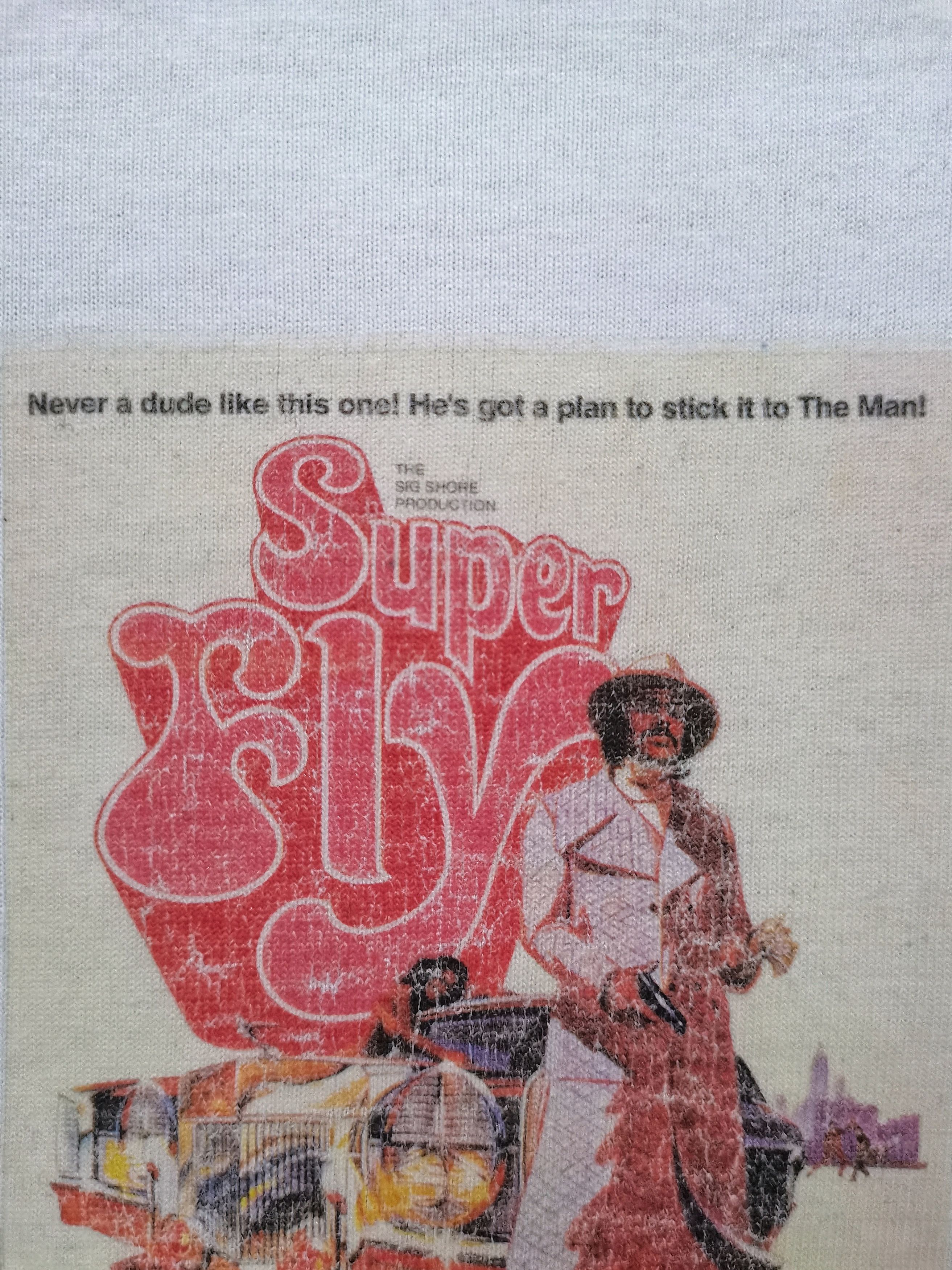 Band Tees Curtis Mayfield SuperFly Band 5050 PolyCotton Ringer T-shirt Size US XS / EU 42 / 0 - 12 Thumbnail