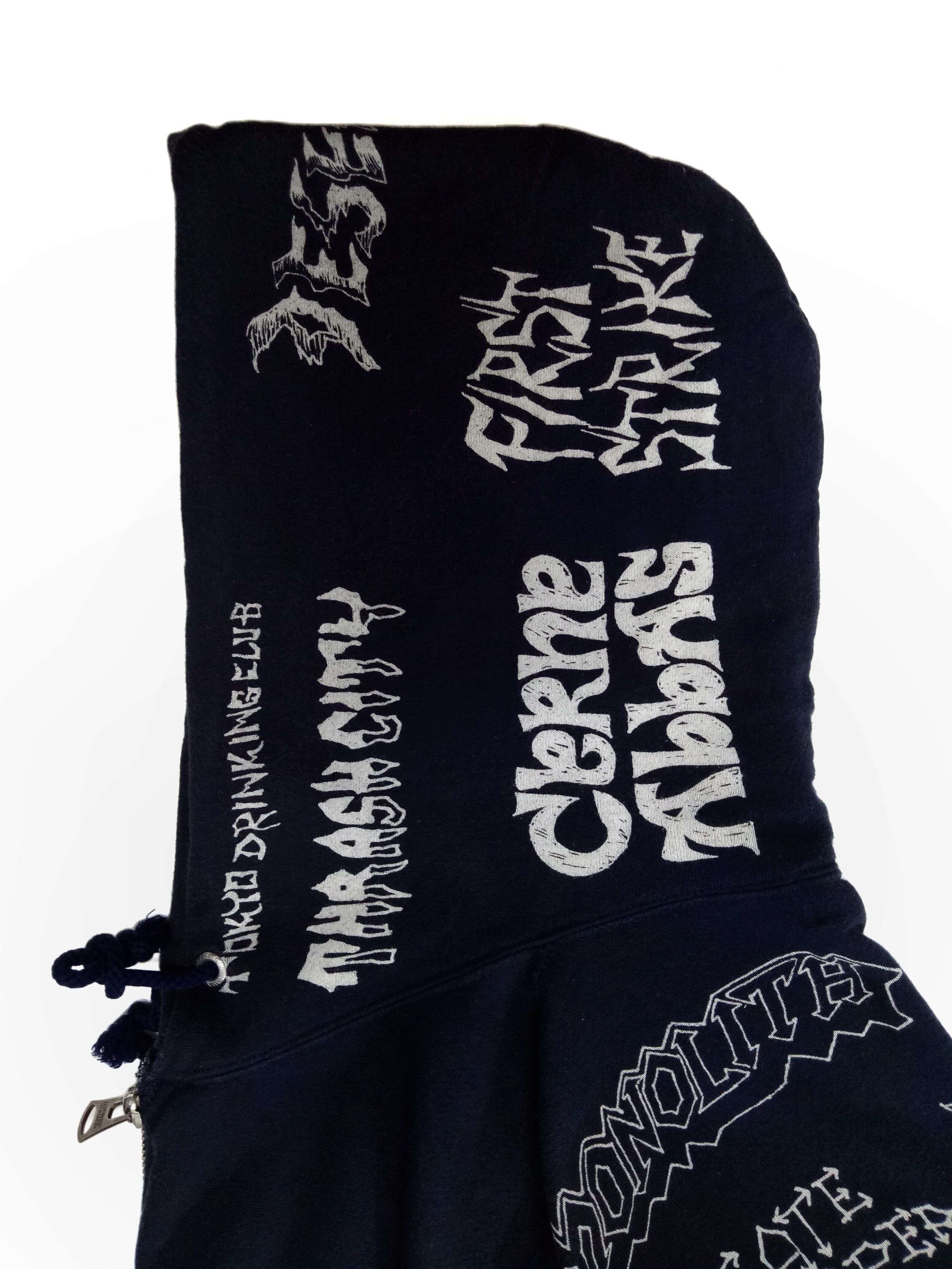 Hysteric Glamour 🔥🔥🔥Hysteric Glamour X Metal Band FullPrint Zipper Hoodie Size US XS / EU 42 / 0 - 6 Thumbnail