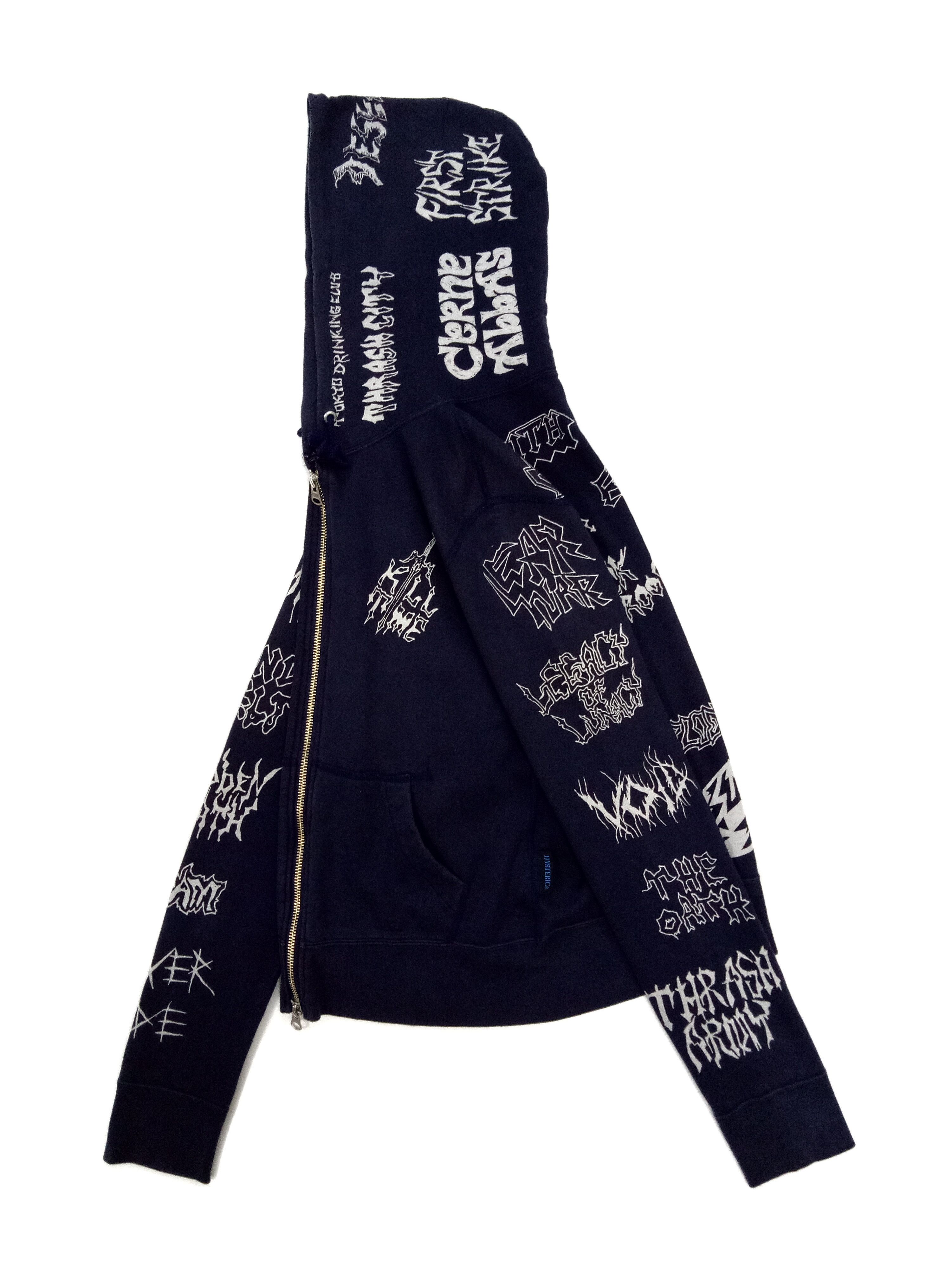 Hysteric Glamour 🔥🔥🔥Hysteric Glamour X Metal Band FullPrint Zipper Hoodie Size US XS / EU 42 / 0 - 2 Thumbnail