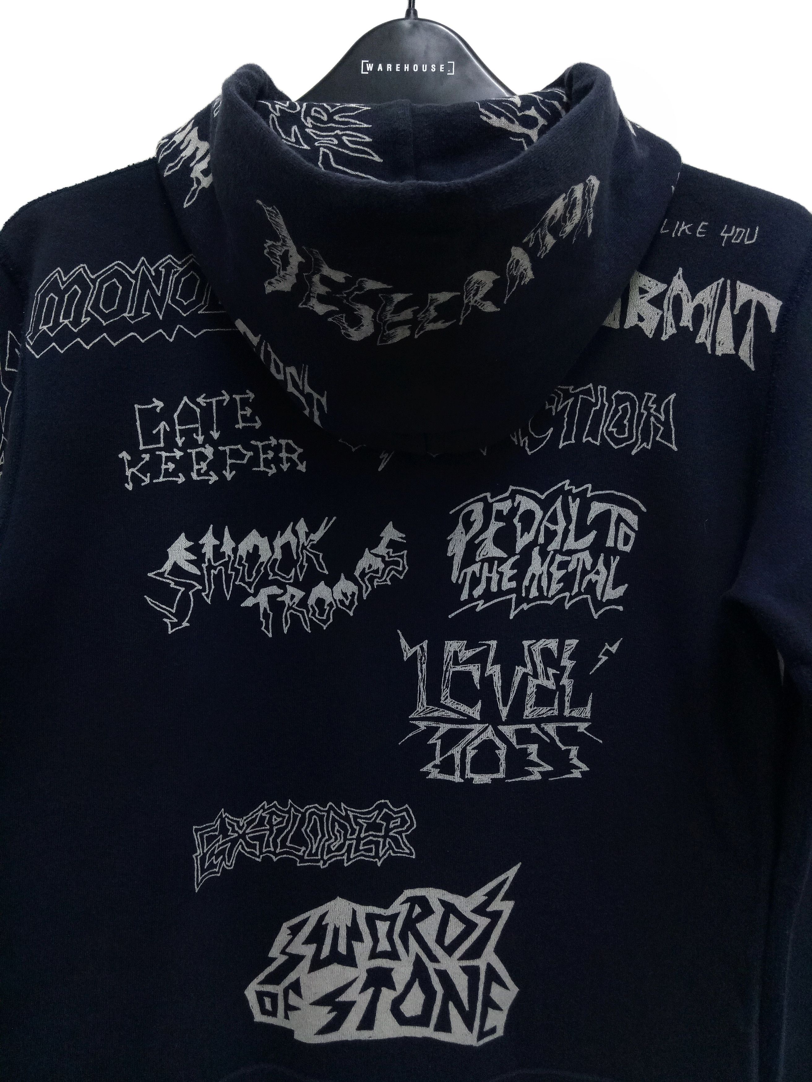 Hysteric Glamour 🔥🔥🔥Hysteric Glamour X Metal Band FullPrint Zipper Hoodie Size US XS / EU 42 / 0 - 11 Thumbnail