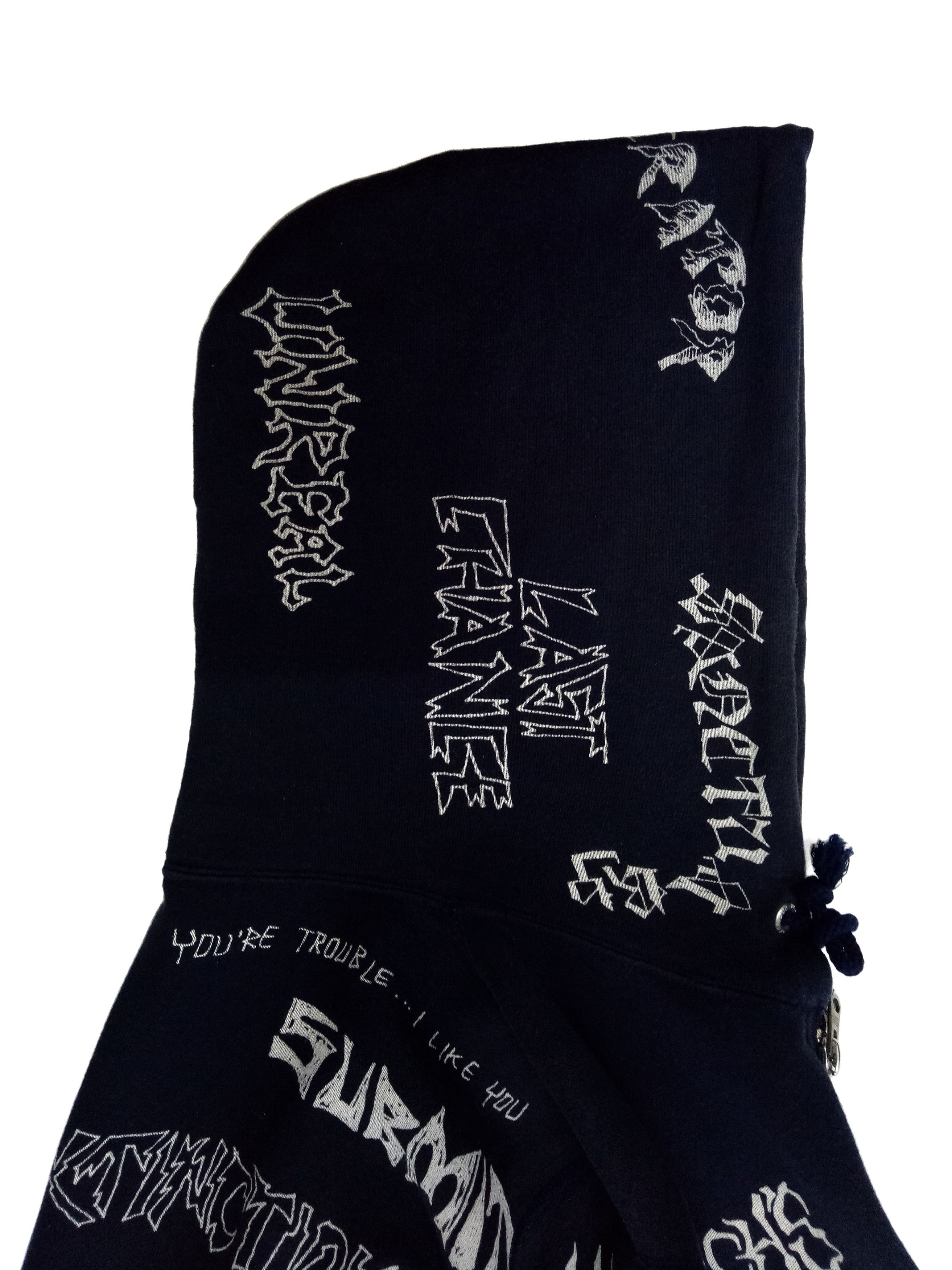 Hysteric Glamour 🔥🔥🔥Hysteric Glamour X Metal Band FullPrint Zipper Hoodie Size US XS / EU 42 / 0 - 7 Thumbnail