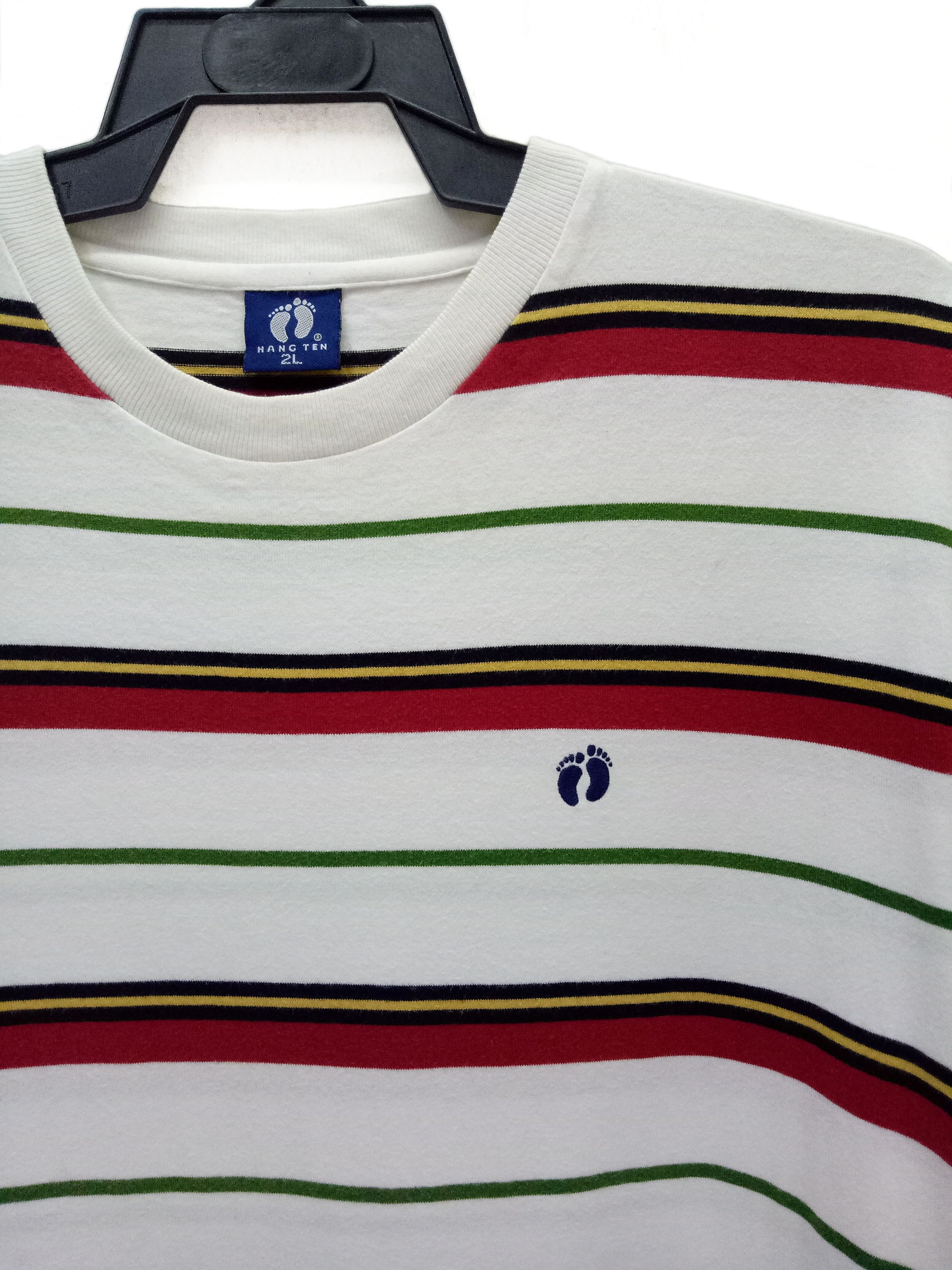 Hang Ten 🔥Hang Ten Stripes T-shirt Rare Design Size US L / EU 52-54 / 3 - 2 Thumbnail