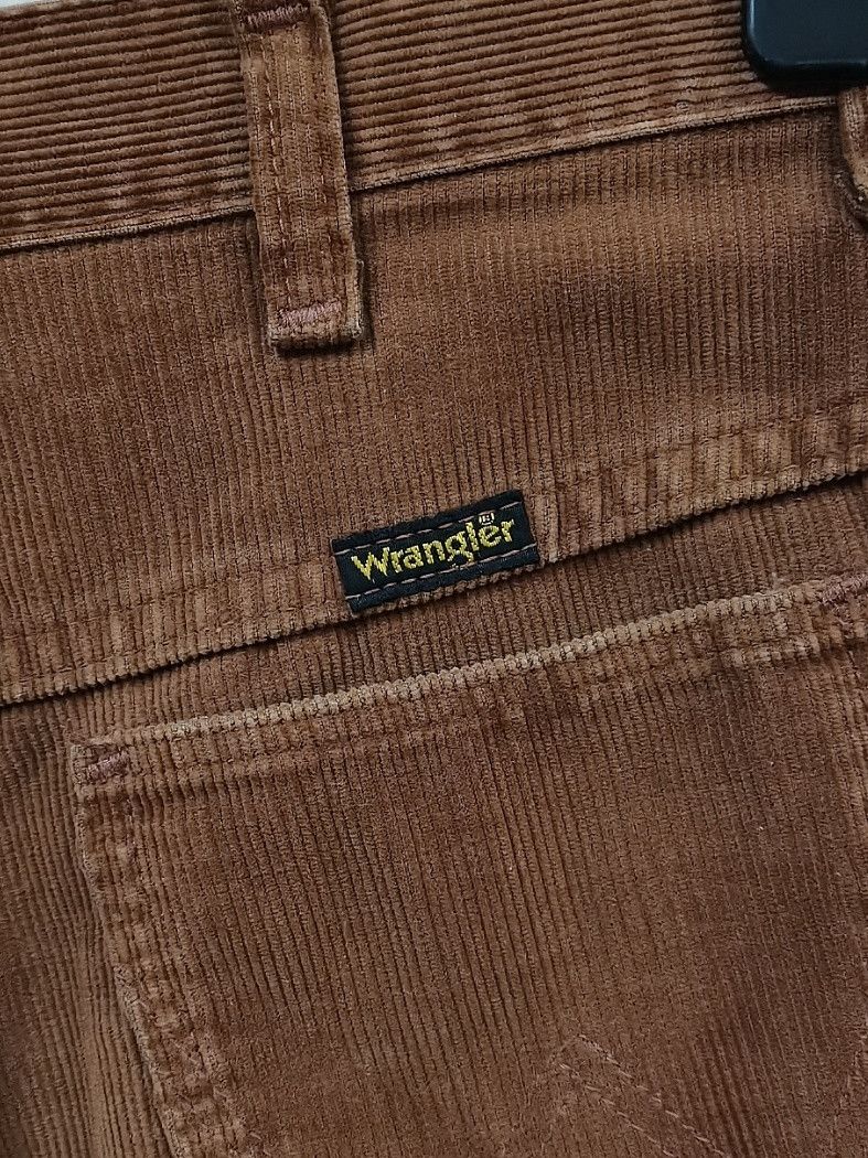 Wrangler Vintage WRANGLER Made in U.S.A. Talon Zipper Corduroy Jeans Size US 27 - 7 Thumbnail