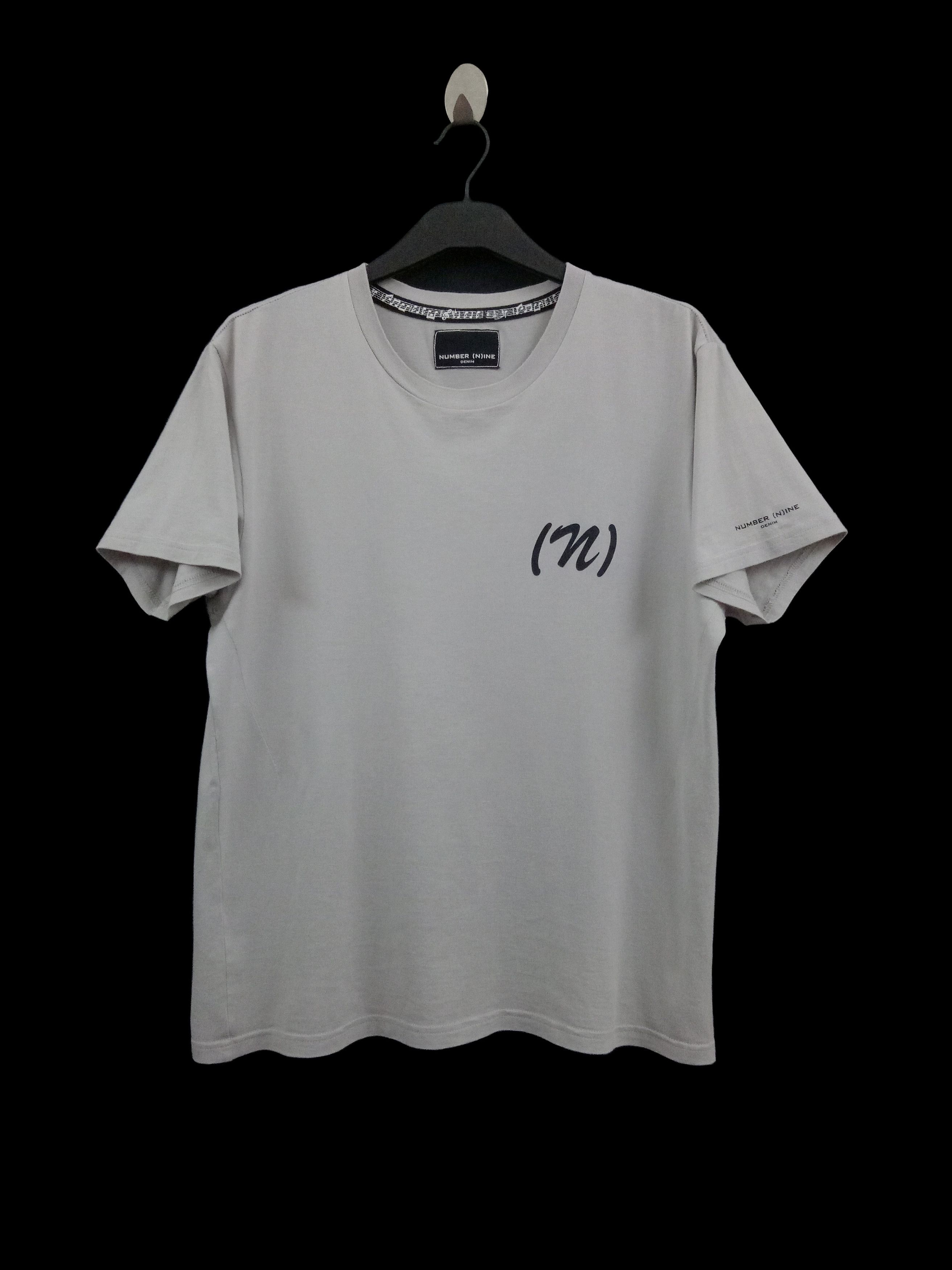 Number (N)ine 🔥🔥🔥Number Nine Music Note Rare Cutting Design T-Shirt Size US L / EU 52-54 / 3 - 2 Thumbnail