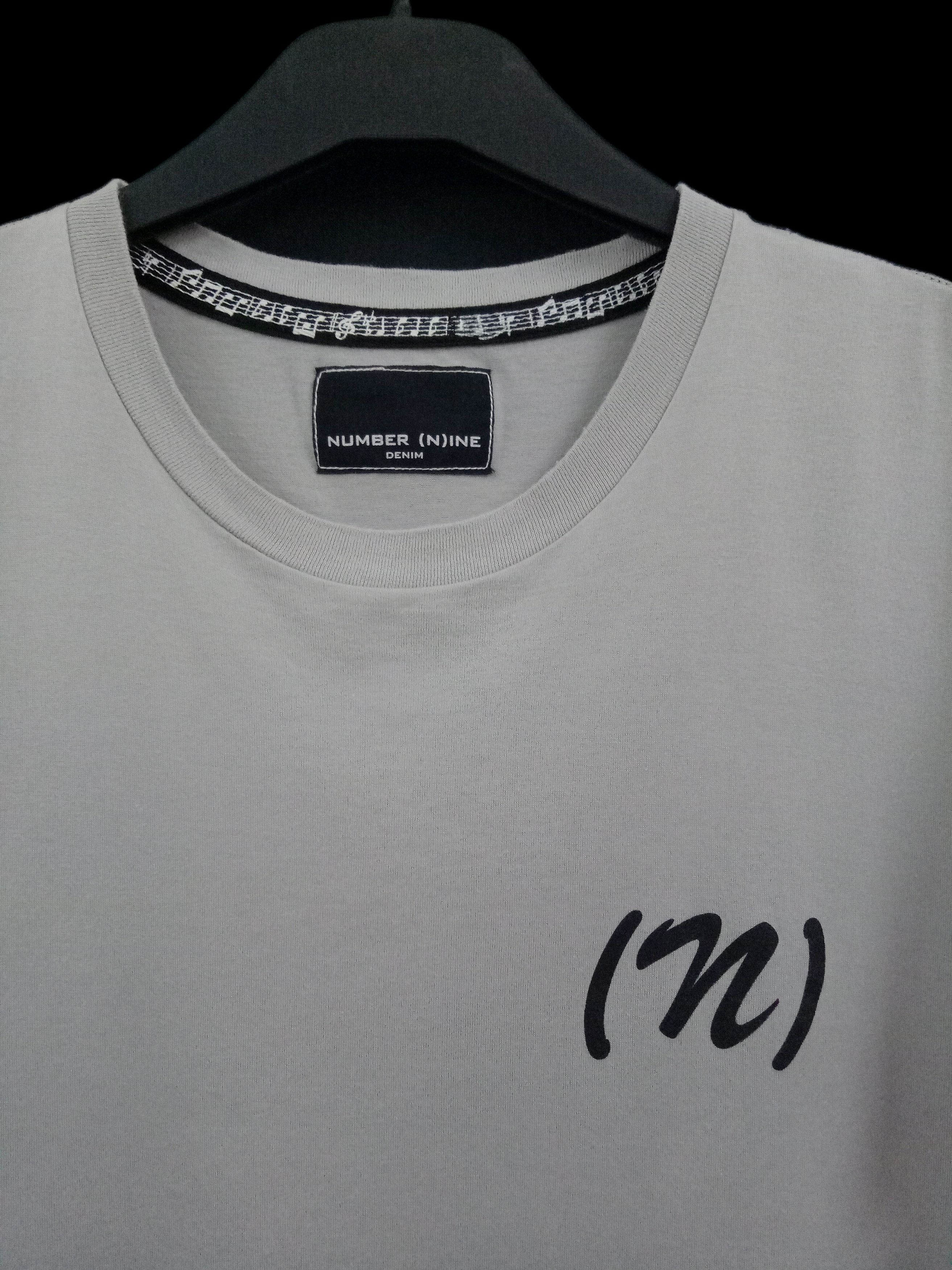 Number (N)ine 🔥🔥🔥Number Nine Music Note Rare Cutting Design T-Shirt Size US L / EU 52-54 / 3 - 4 Thumbnail