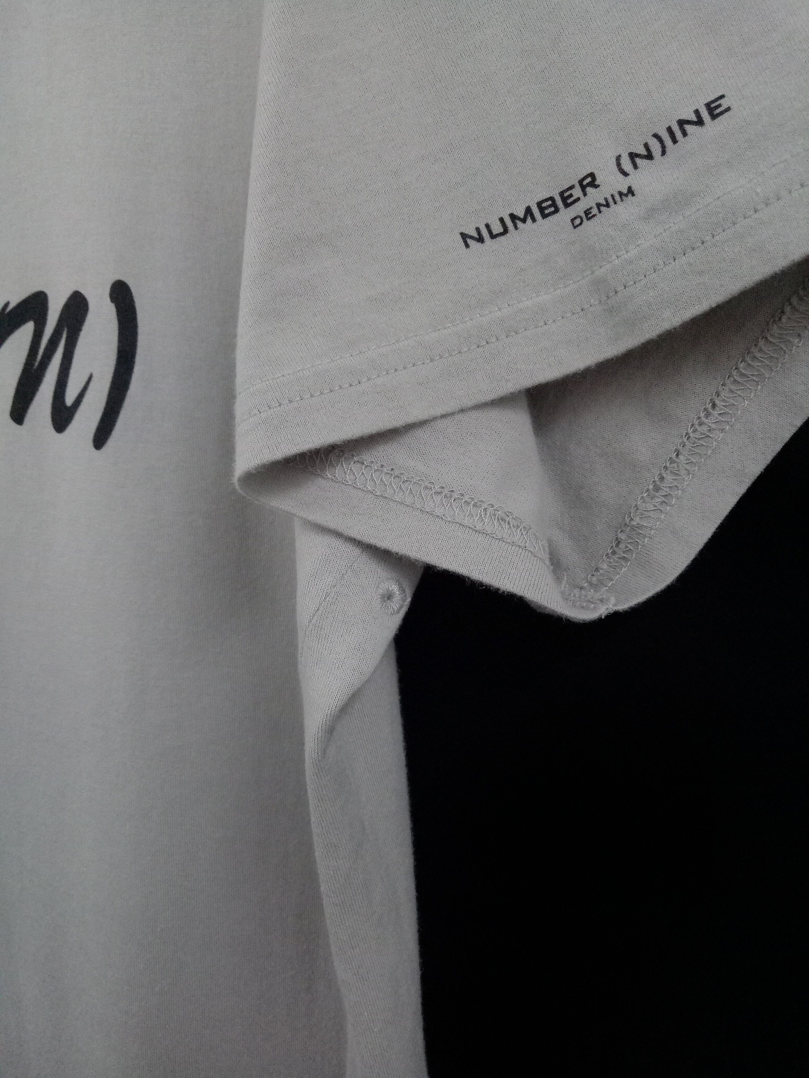 Number (N)ine 🔥🔥🔥Number Nine Music Note Rare Cutting Design T-Shirt Size US L / EU 52-54 / 3 - 3 Thumbnail
