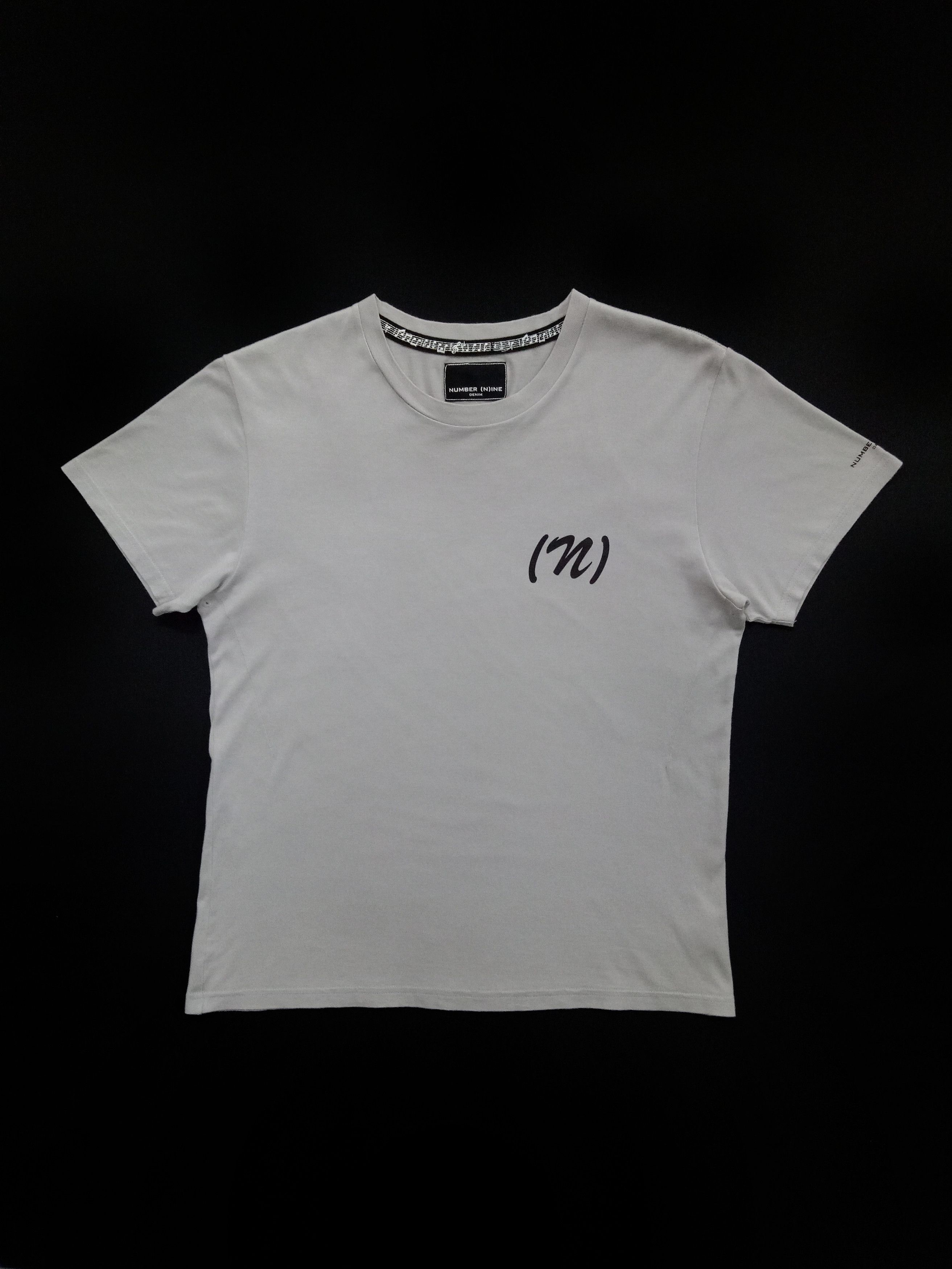 Number (N)ine 🔥🔥🔥Number Nine Music Note Rare Cutting Design T-Shirt Size US L / EU 52-54 / 3 - 7 Thumbnail
