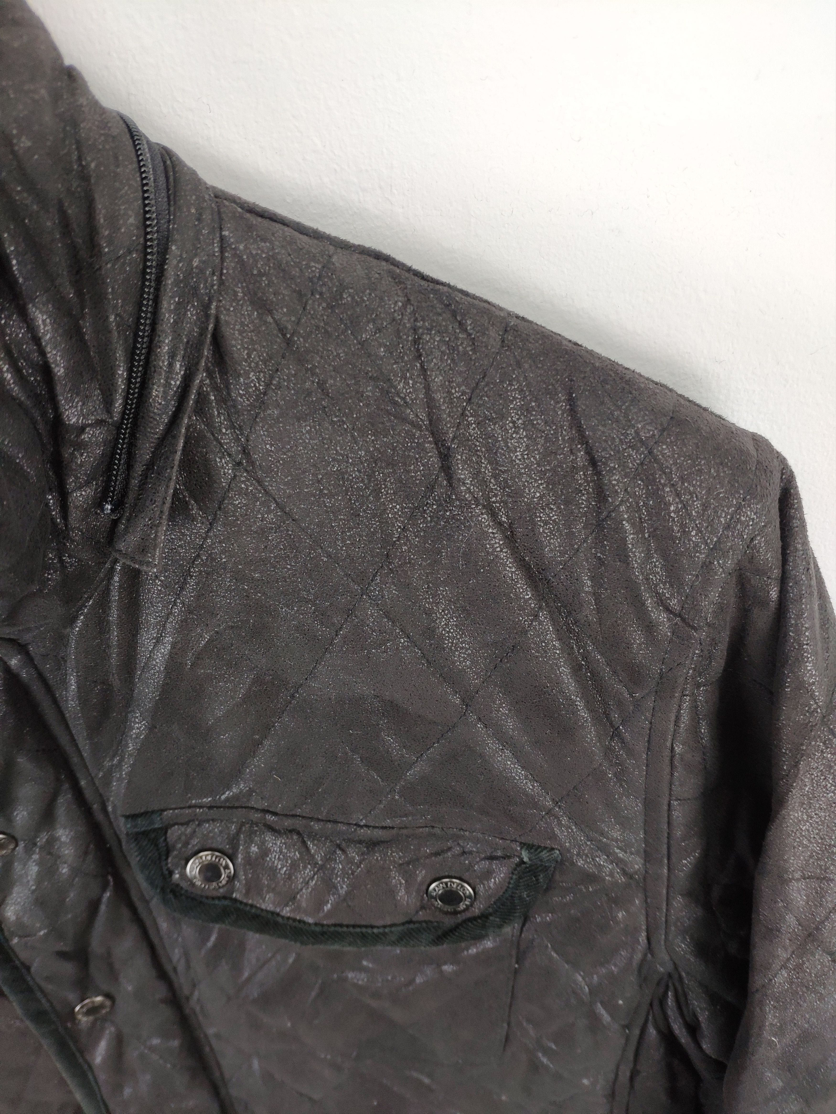 Designer Vintage Quilted Jacket Alain Delon Size US M / EU 48-50 / 2 - 5 Thumbnail