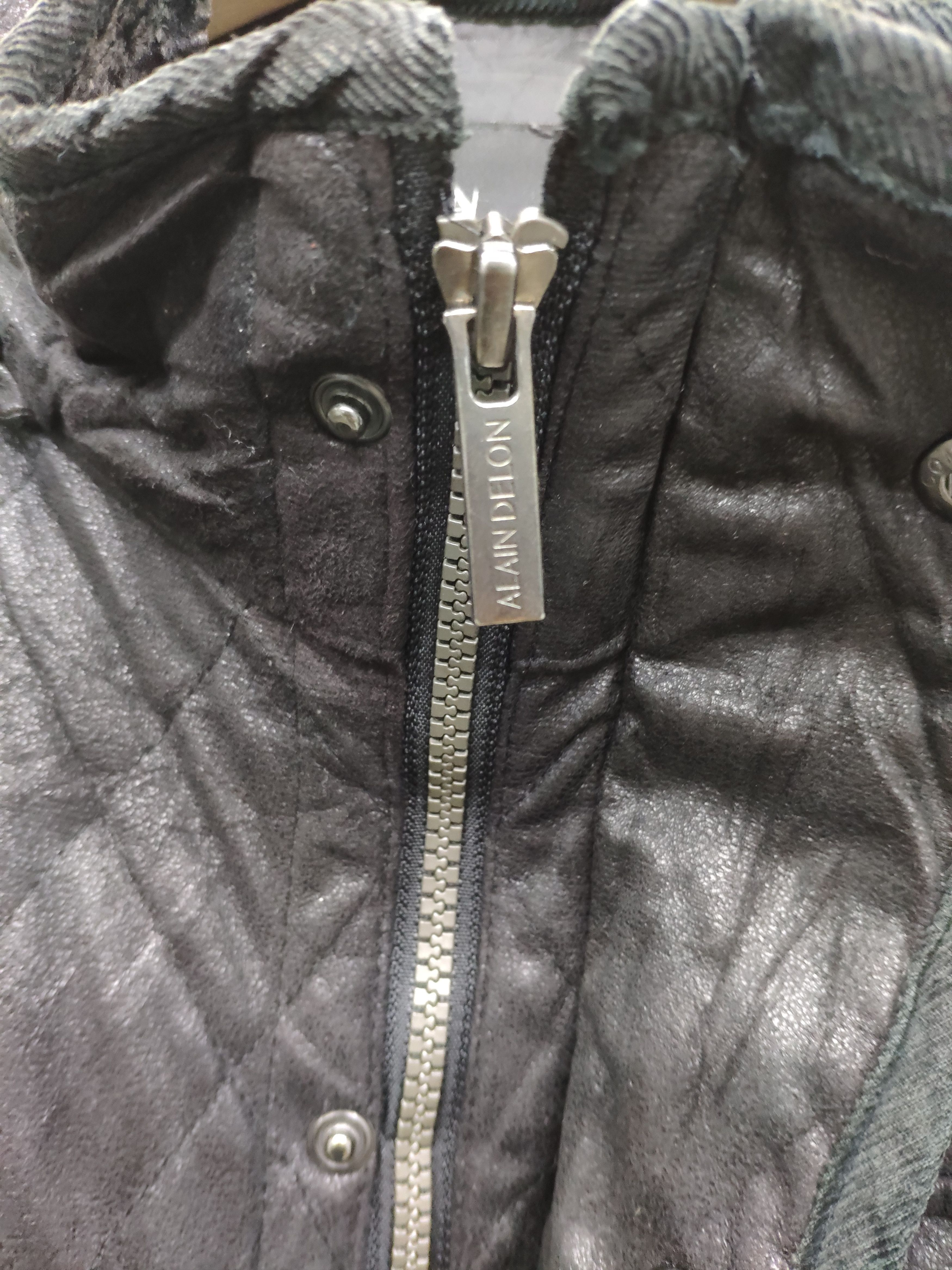Designer Vintage Quilted Jacket Alain Delon Size US M / EU 48-50 / 2 - 9 Thumbnail
