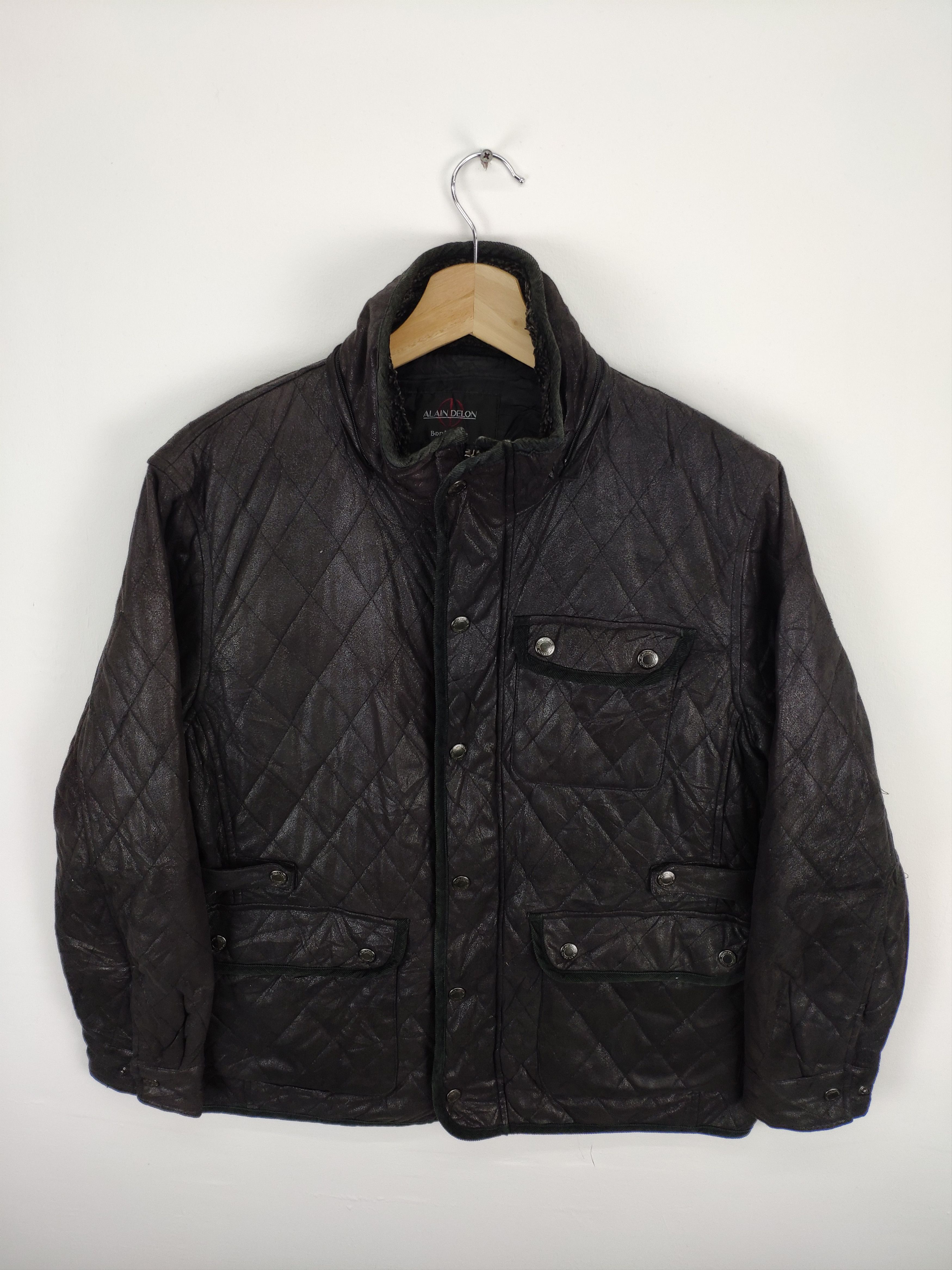 Designer Vintage Quilted Jacket Alain Delon Size US M / EU 48-50 / 2 - 4 Thumbnail