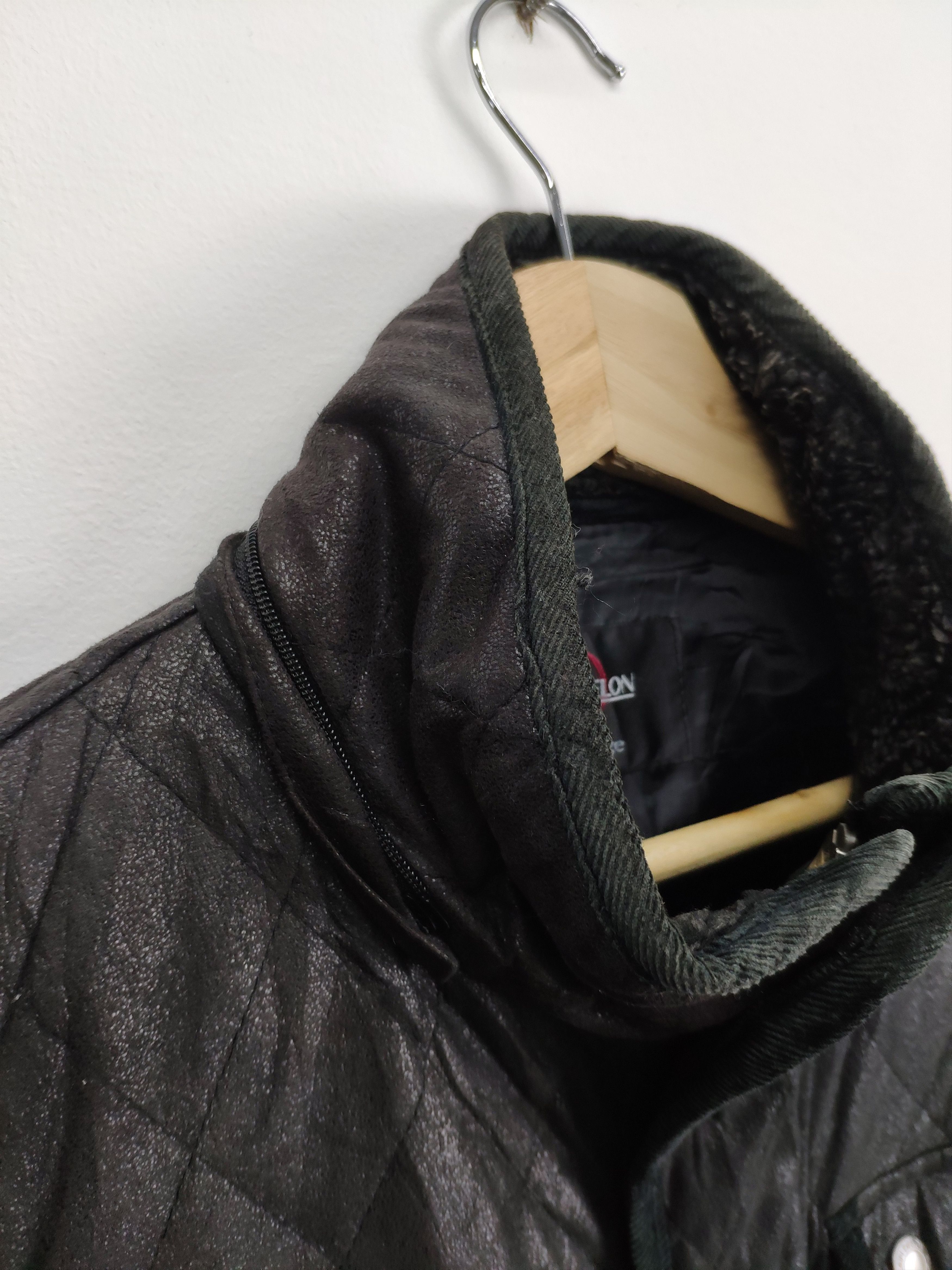Designer Vintage Quilted Jacket Alain Delon Size US M / EU 48-50 / 2 - 10 Thumbnail