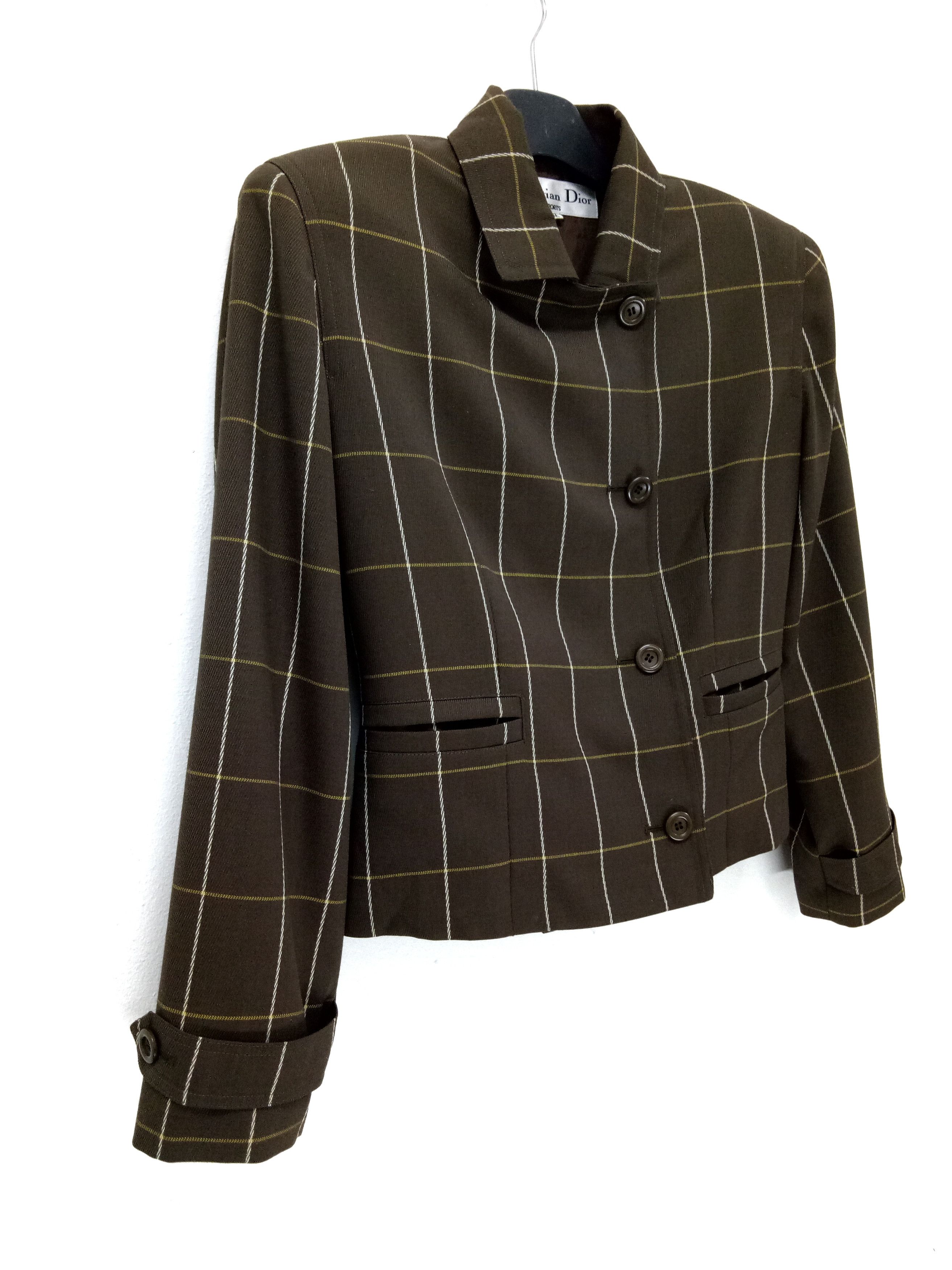 Christian Dior Monsieur 🔥🔥🔥Christian Dior Sports Plaid Jacket Button & Zip Up Size US M / EU 48-50 / 2 - 1 Thumbnail