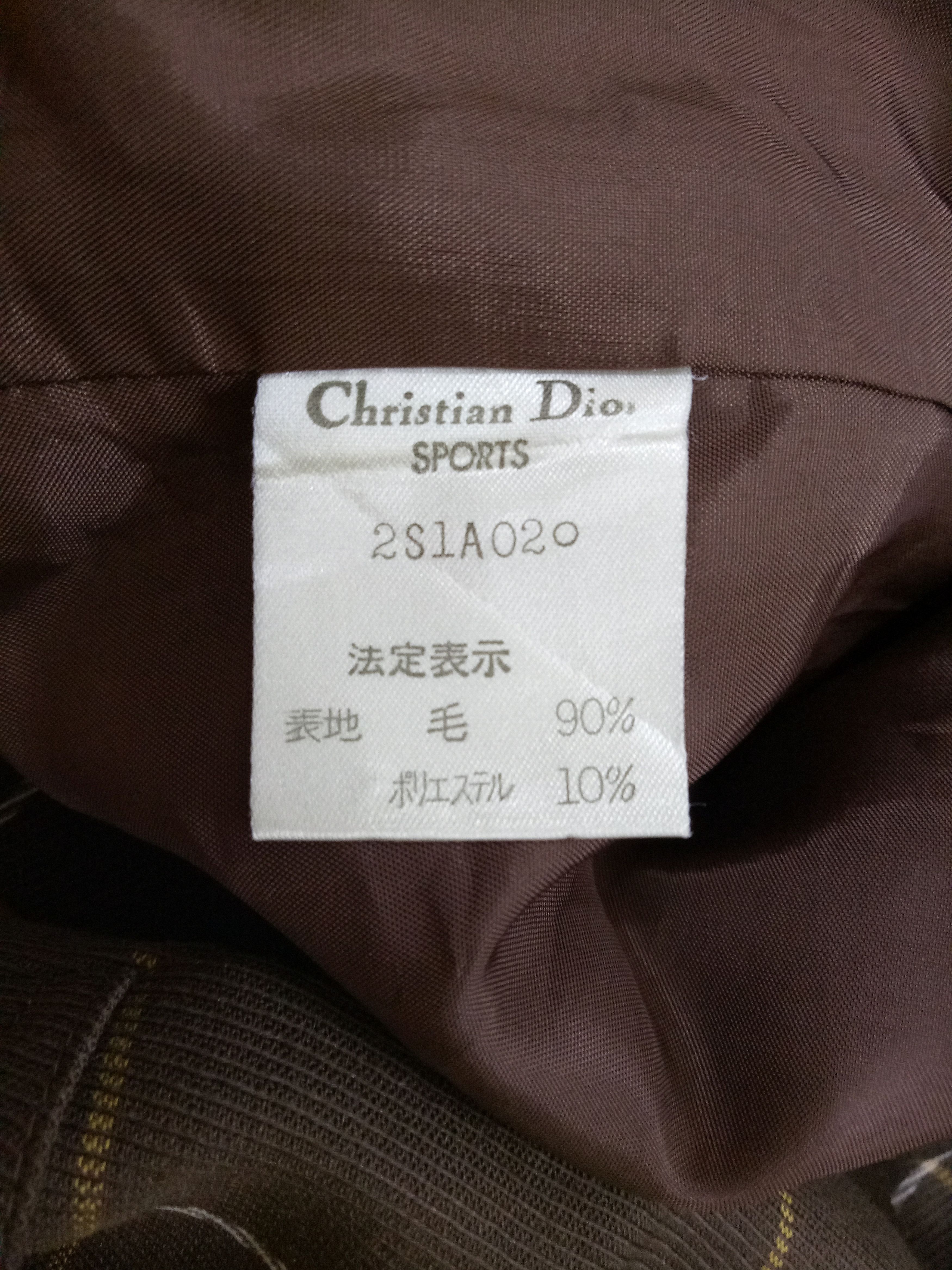 Christian Dior Monsieur 🔥🔥🔥Christian Dior Sports Plaid Jacket Button & Zip Up Size US M / EU 48-50 / 2 - 11 Thumbnail