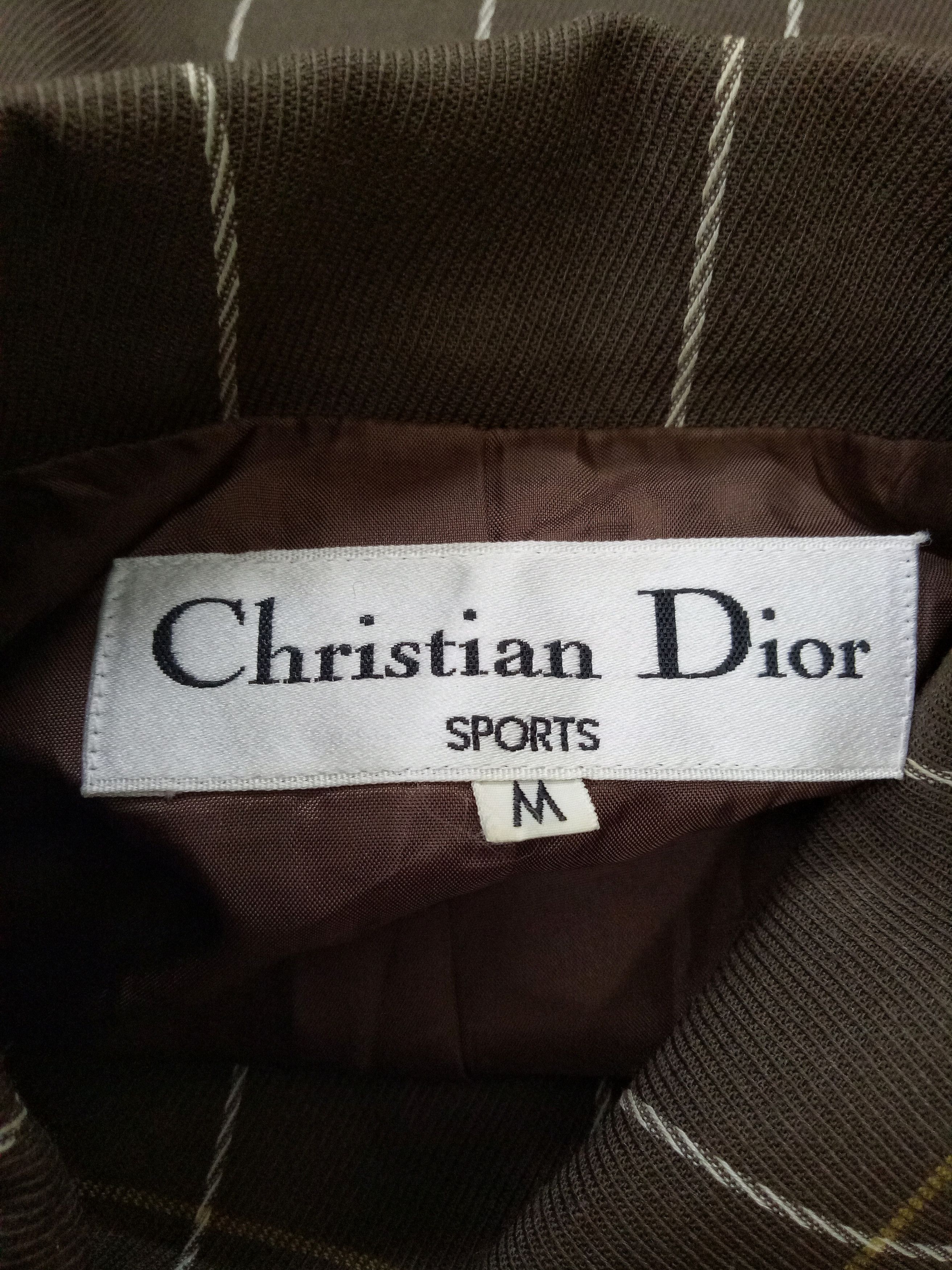 Christian Dior Monsieur 🔥🔥🔥Christian Dior Sports Plaid Jacket Button & Zip Up Size US M / EU 48-50 / 2 - 10 Thumbnail