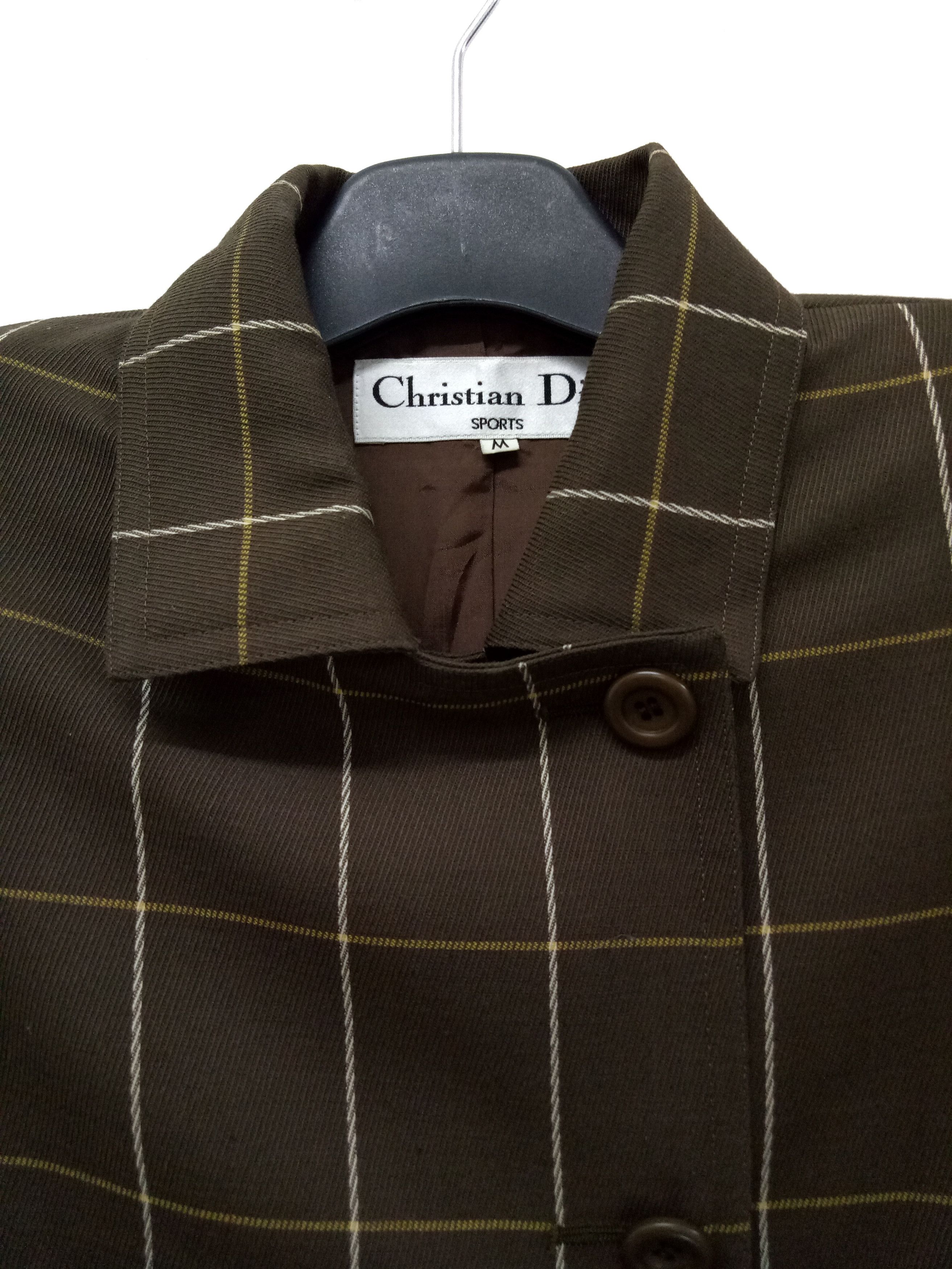 Christian Dior Monsieur 🔥🔥🔥Christian Dior Sports Plaid Jacket Button & Zip Up Size US M / EU 48-50 / 2 - 4 Thumbnail