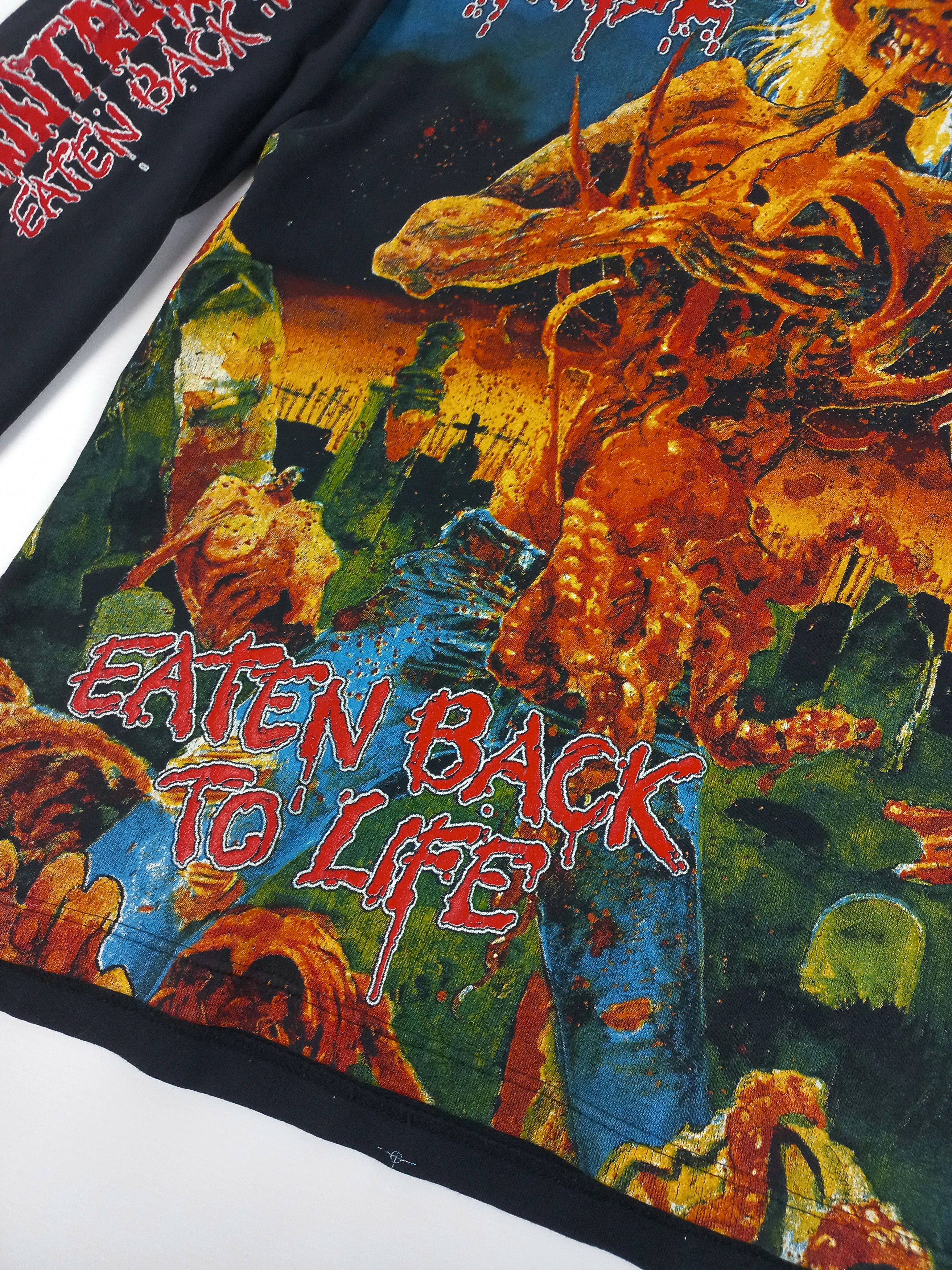 Band Tees × Vintage Very rare Vintage Cannibal Corpse full print hoodie Size US S / EU 44-46 / 1 - 4 Thumbnail