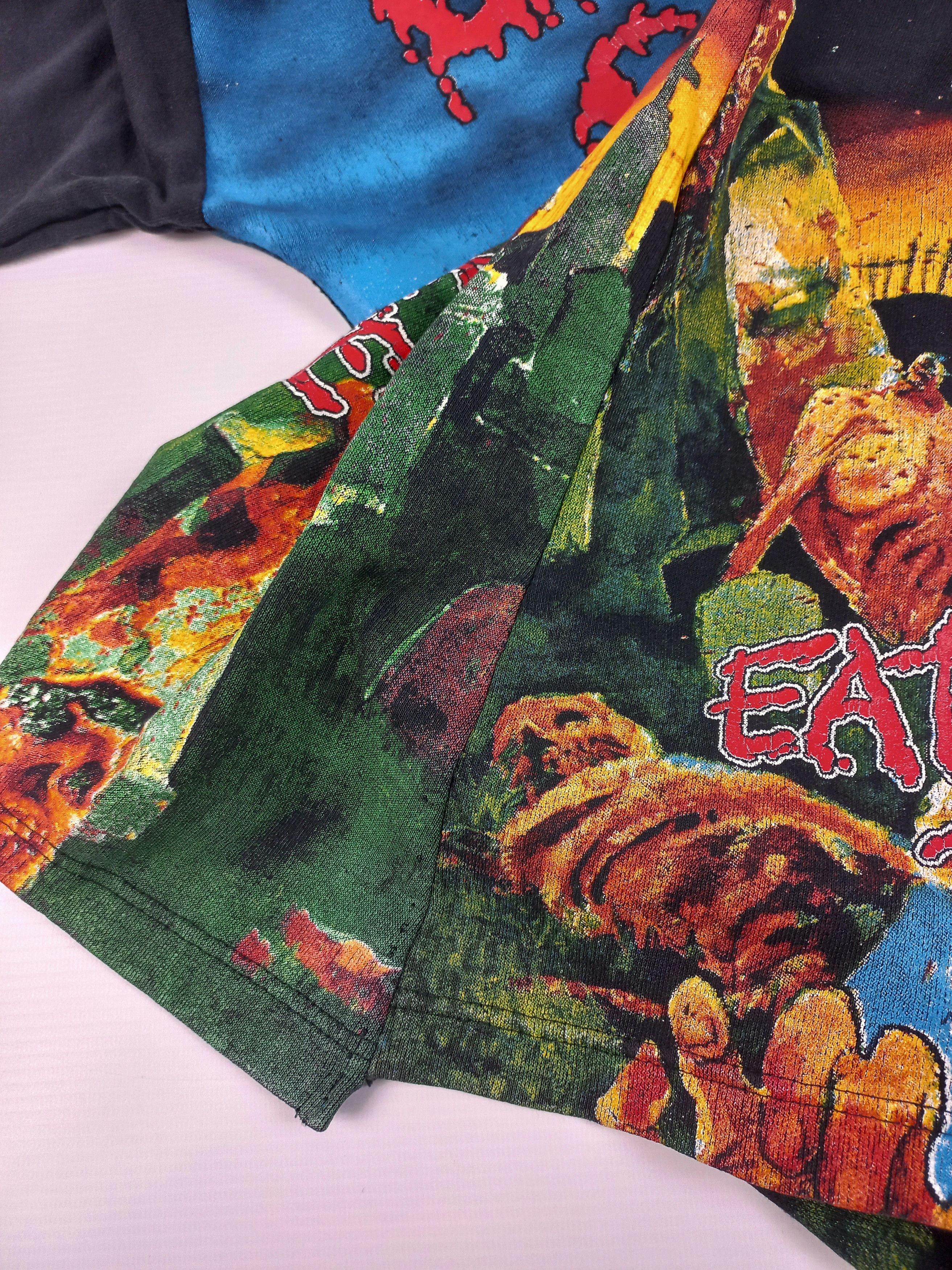 Band Tees × Vintage Very rare Vintage Cannibal Corpse full print hoodie Size US S / EU 44-46 / 1 - 14 Thumbnail