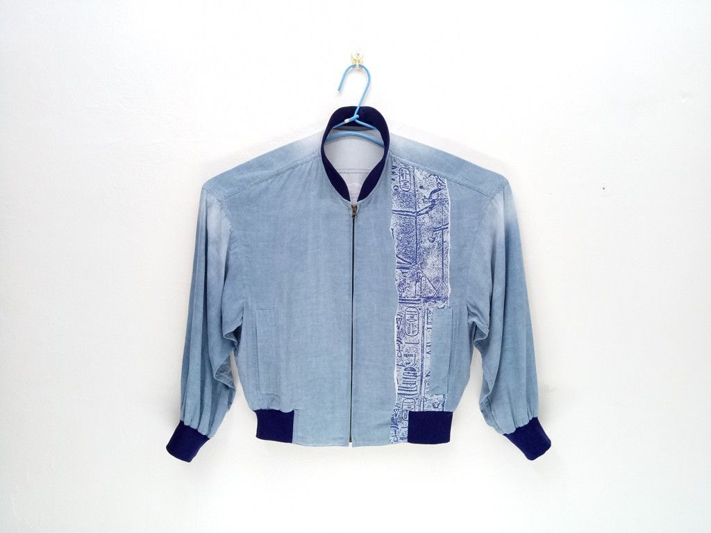 Louis Feraud 🔥🔥🔥Vintage Louis Féraud Paris Art Design Zip Up Jacket Size US L / EU 52-54 / 3 - 2 Thumbnail