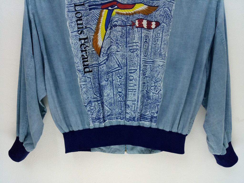Louis Feraud 🔥🔥🔥Vintage Louis Féraud Paris Art Design Zip Up Jacket Size US L / EU 52-54 / 3 - 8 Thumbnail