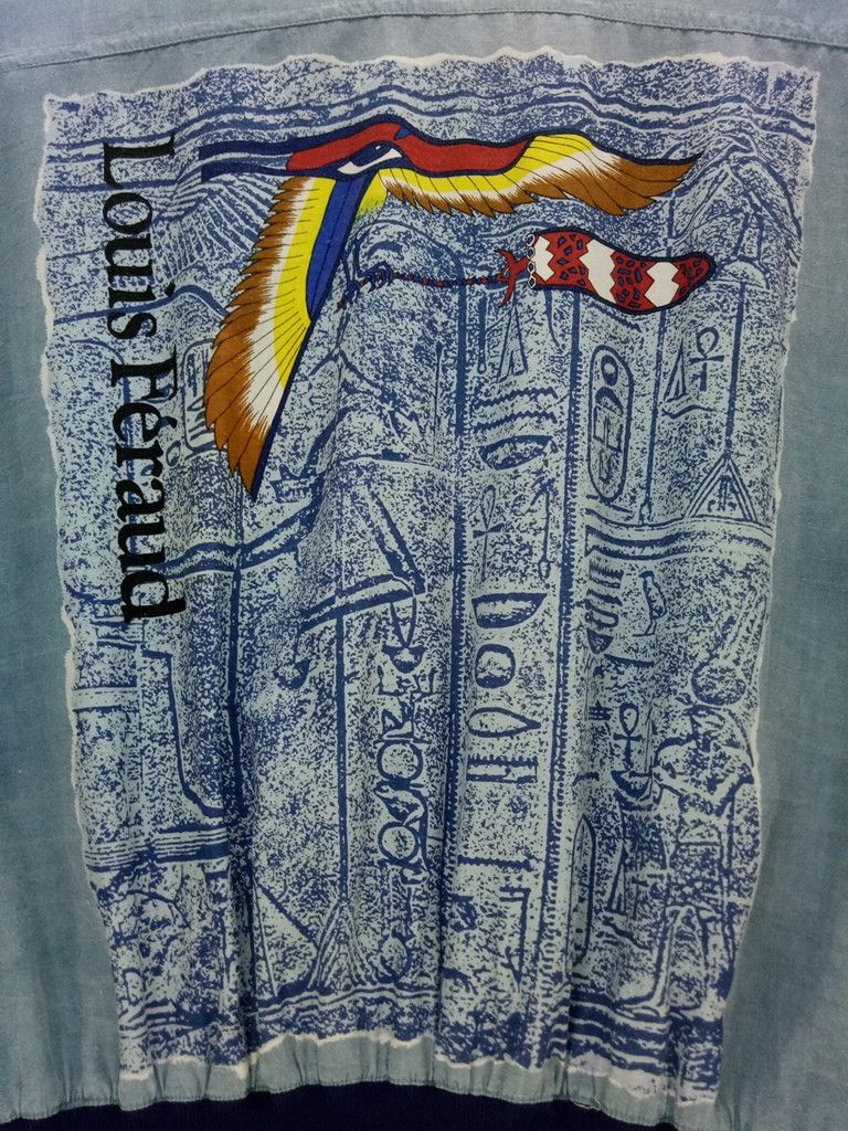Louis Feraud 🔥🔥🔥Vintage Louis Féraud Paris Art Design Zip Up Jacket Size US L / EU 52-54 / 3 - 4 Thumbnail