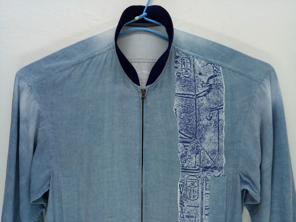 Louis Feraud 🔥🔥🔥Vintage Louis Féraud Paris Art Design Zip Up Jacket Size US L / EU 52-54 / 3 - 5 Thumbnail