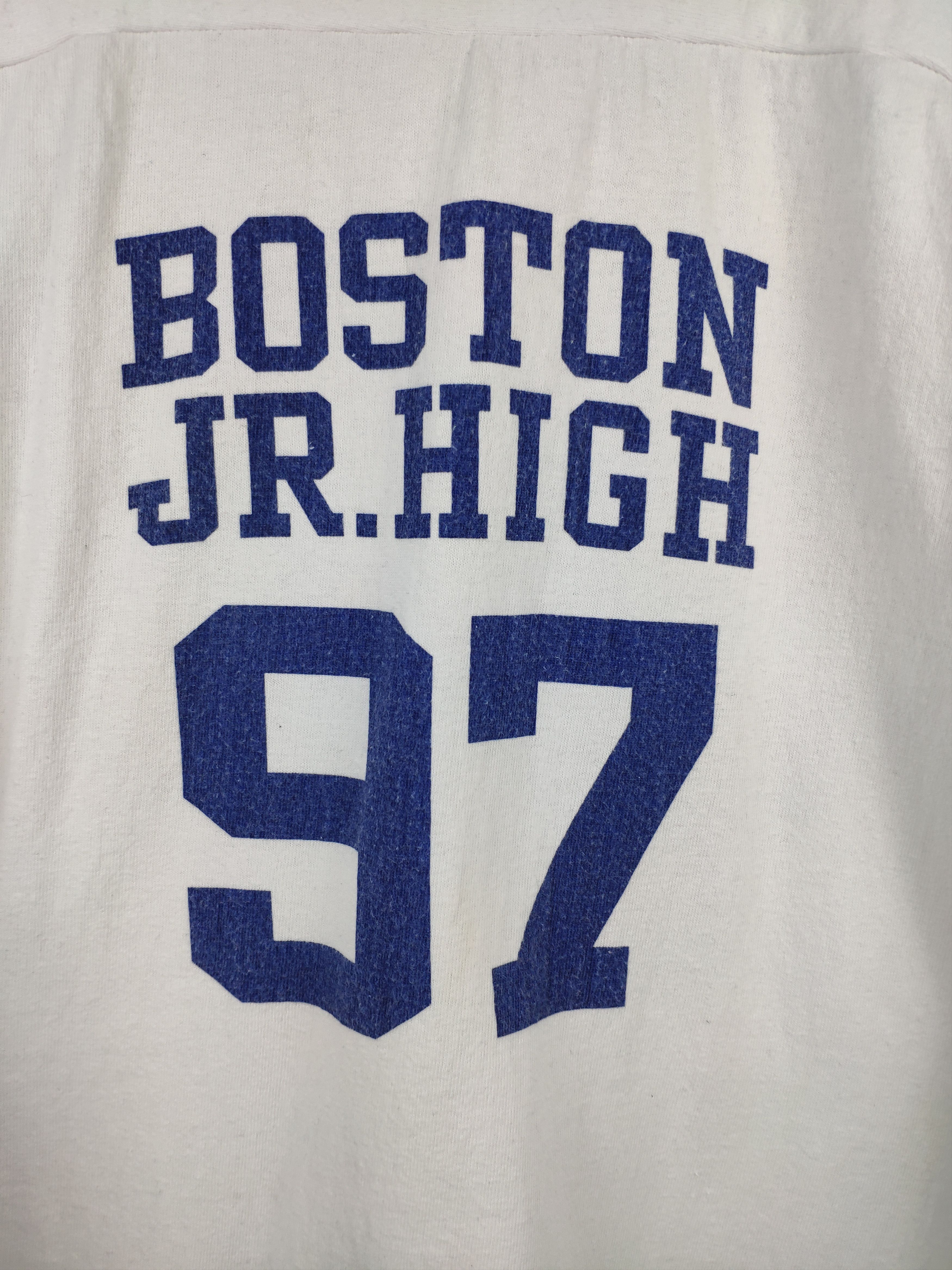 Champion Steal 💥 Vintage Champion Boston Shirt JR. HIGH 97 Size US M / EU 48-50 / 2 - 2 Thumbnail