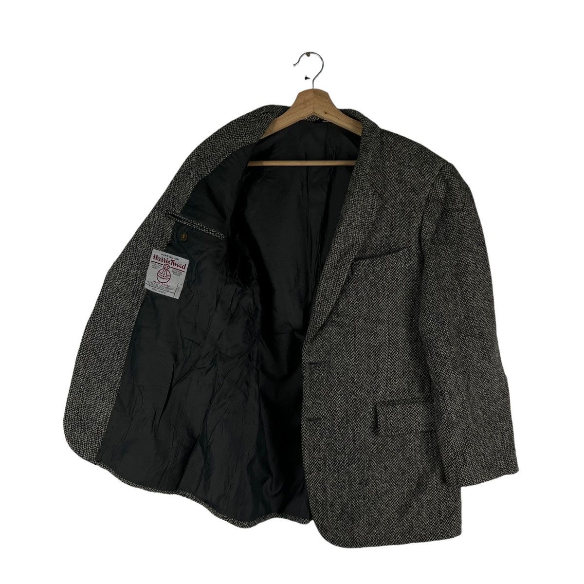Harris Tweed VINTAGE HERRINGBONE DOUBLE BREAST WOOL JACKET HARRIS TWEED Size US M / EU 48-50 / 2 - 9 Thumbnail