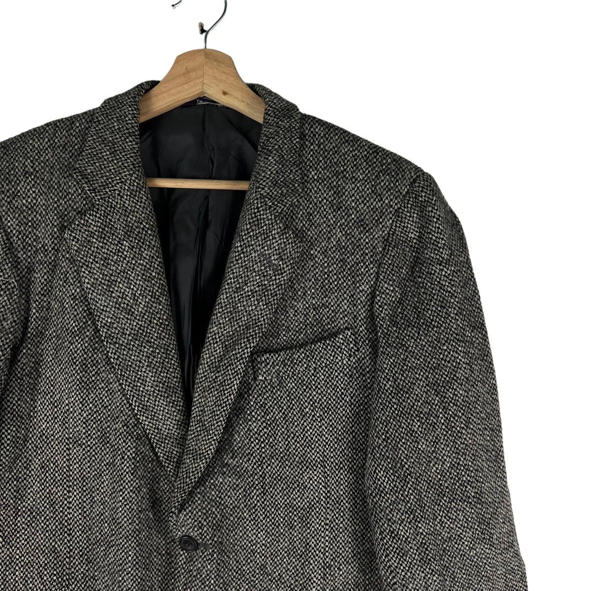 Harris Tweed VINTAGE HERRINGBONE DOUBLE BREAST WOOL JACKET HARRIS TWEED Size US M / EU 48-50 / 2 - 4 Thumbnail