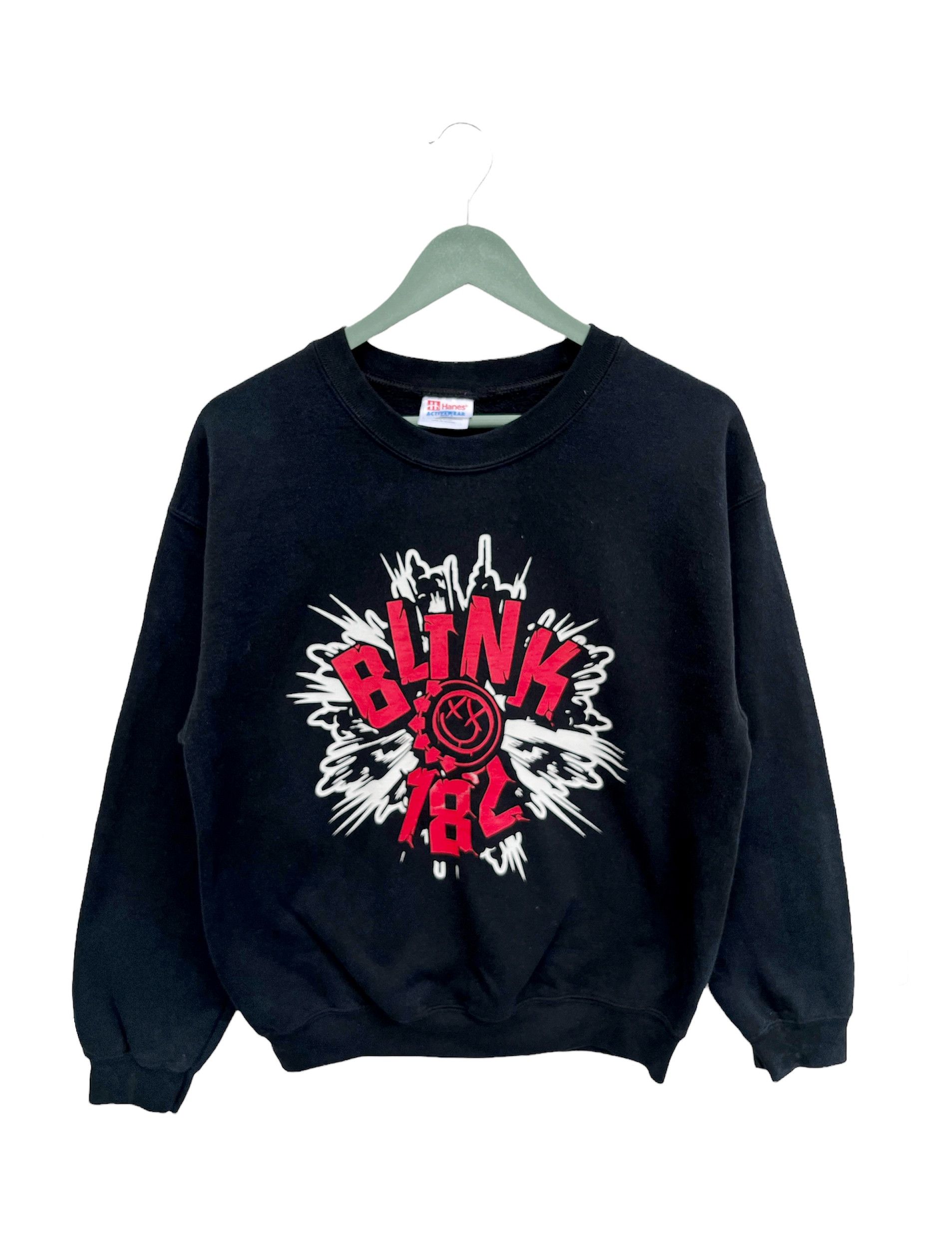 Hanes × Vintage Vintage Y2K Blink 182 Sweatshirt Size US M / EU 48-50 / 2 - 1 Thumbnail