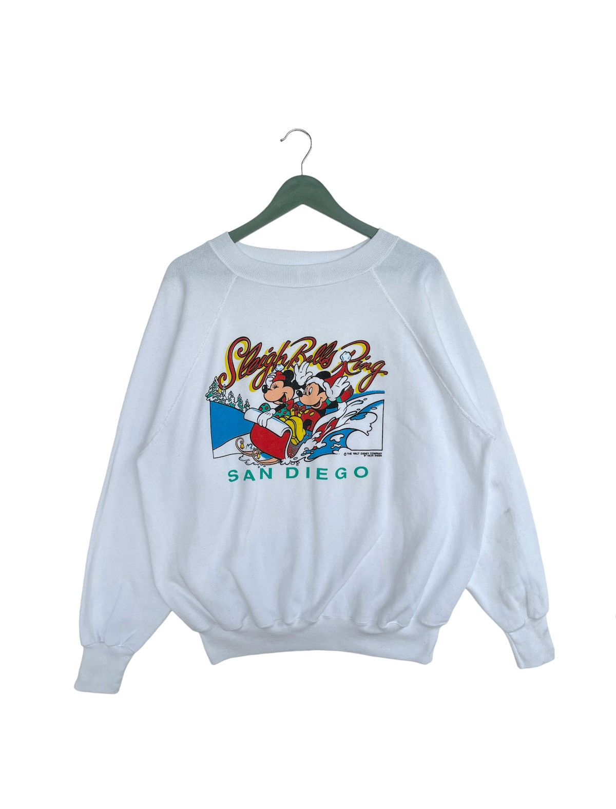 90s Mickey Mouse Sleigh Bells Ring San Diego Sweatshirt