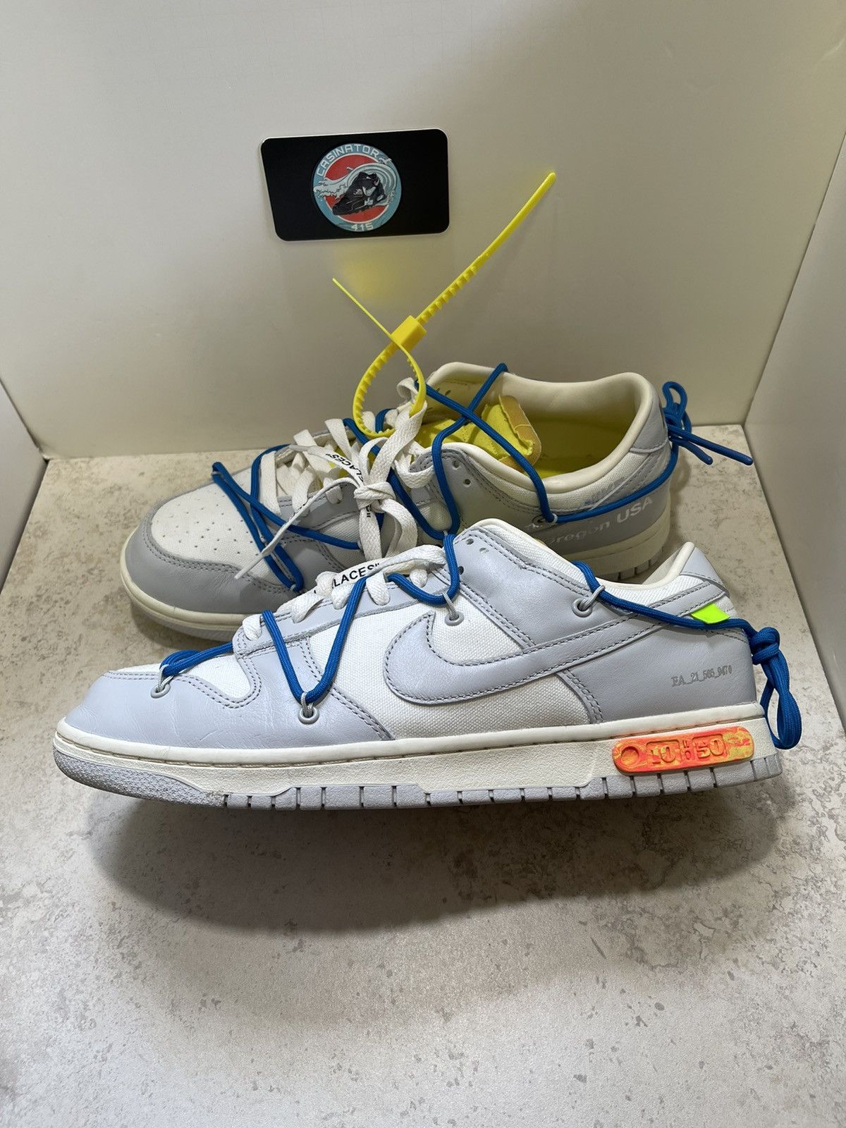dunk low off white lot 11