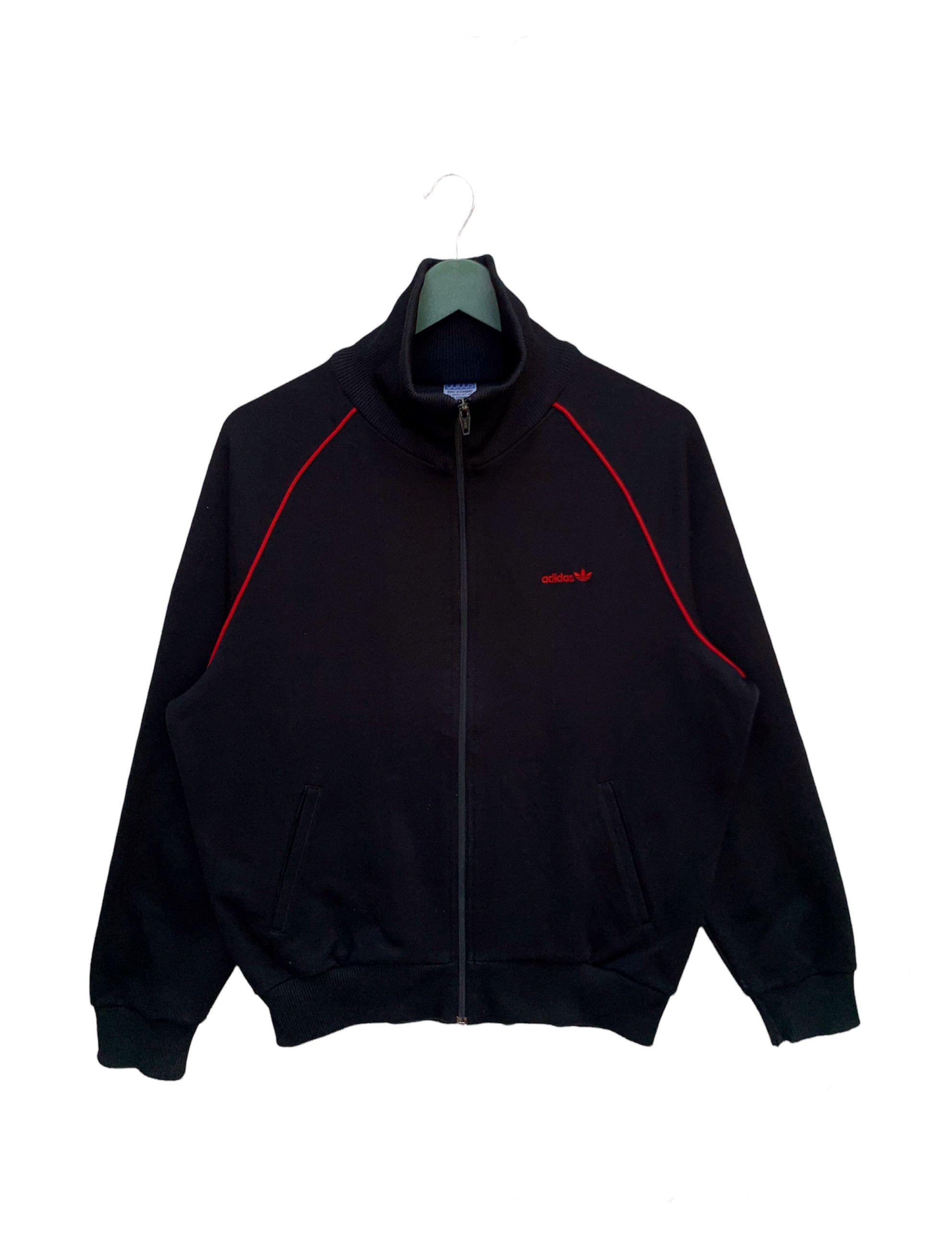 Adidas Vintage 90s Adidas West Germany Track Top Sweater Size US L / EU 52-54 / 3 - 1 Thumbnail