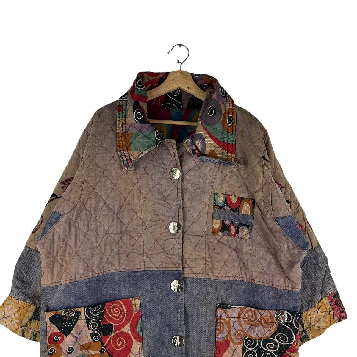 Japanese Brand VINTAGE BUTTON JACKET AZTEC NAVAJO DESIGN JAPAN MADE Size US L / EU 52-54 / 3 - 2 Thumbnail