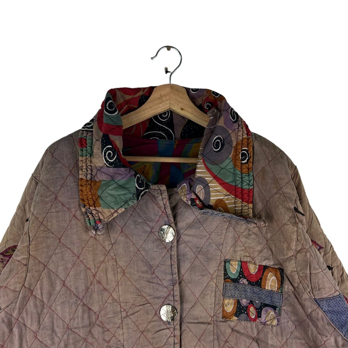 Japanese Brand VINTAGE BUTTON JACKET AZTEC NAVAJO DESIGN JAPAN MADE Size US L / EU 52-54 / 3 - 4 Thumbnail